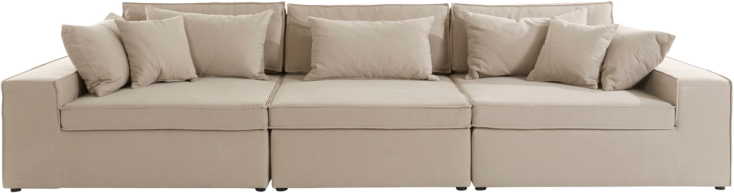 Image of LeGer Home by Lena Gercke 3-Sitzer »XXL Venosa«, zusammengesetzt aus Modulen, loungiger, weicher Sitzkomfort, in vielen Bezugsqualitäten und Farben bei Ackermann Versand Schweiz