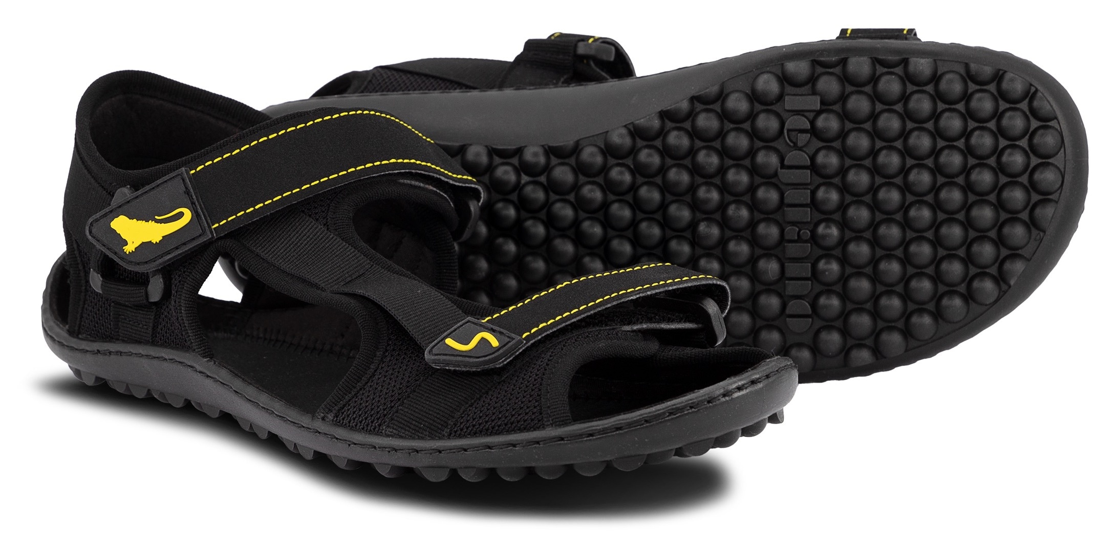 Leguano Chaussures pieds nus  , Sommerschuh, Sandale, mit praktischen Klettverschlüssen