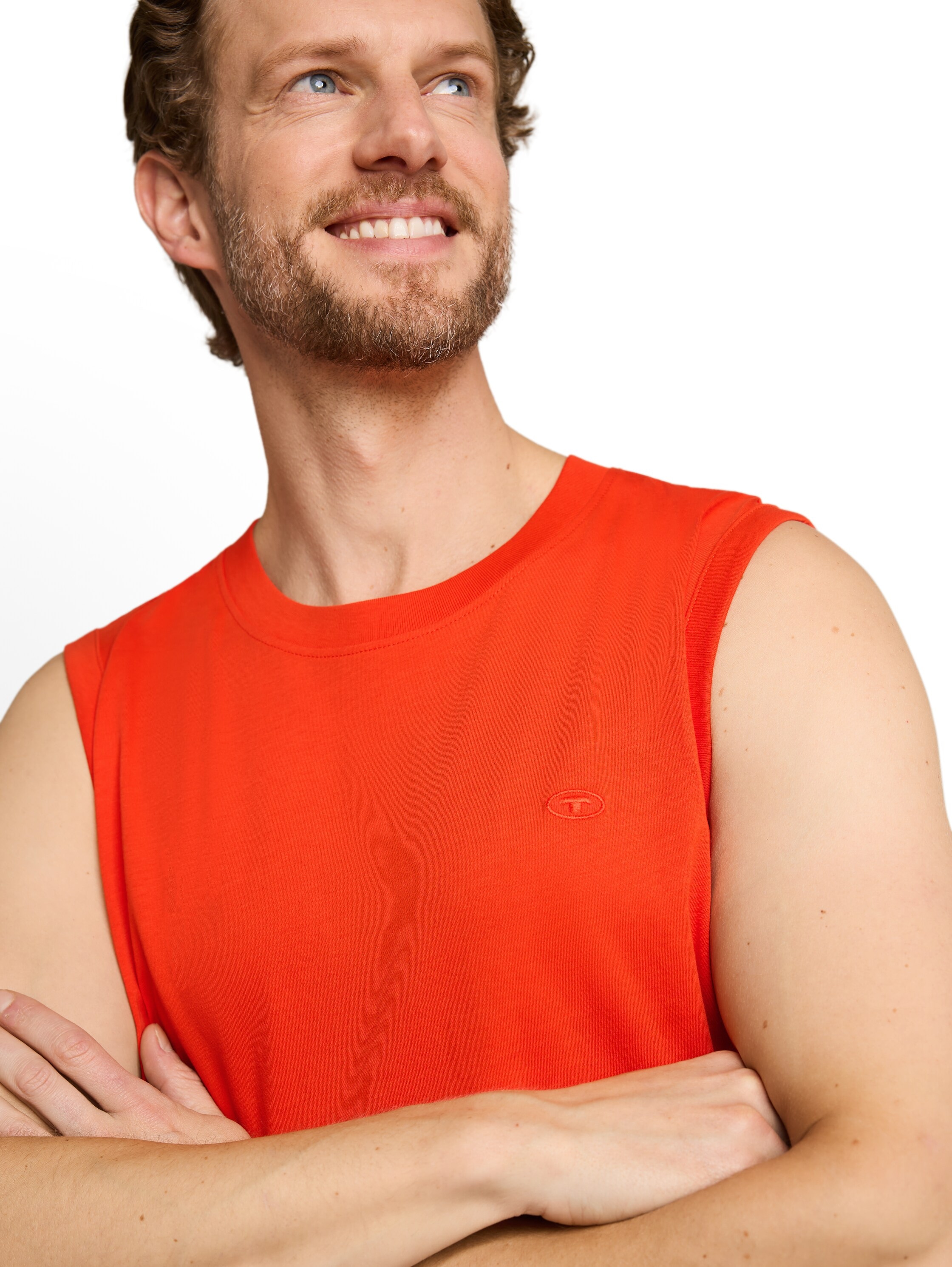 TOM TAILOR T-Shirt mit Logo Print