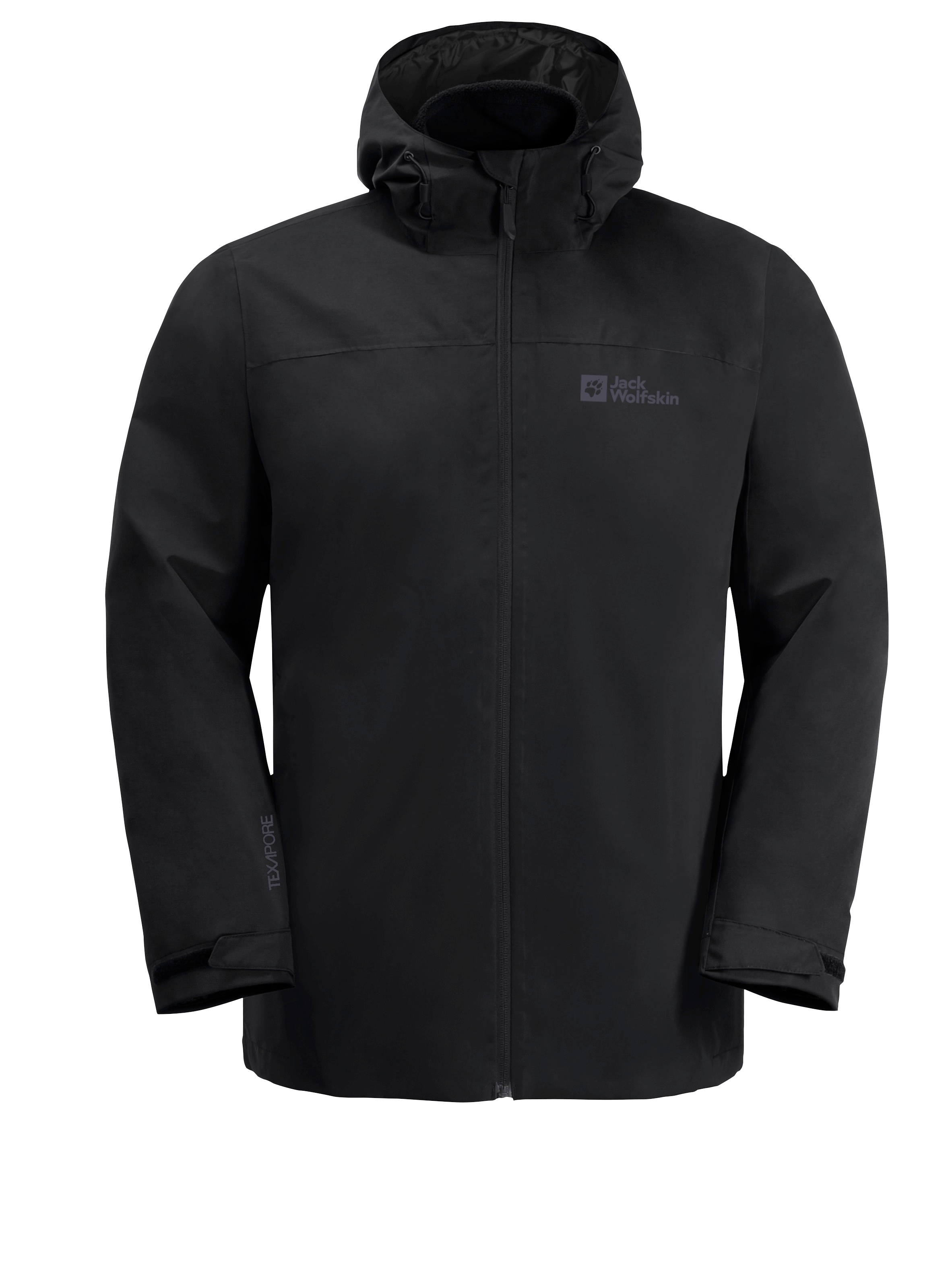 Jack Wolfskin 3-in-1-Funktionsjacke »TAUBENBERG 3IN1 JKT M«, mit Kapuze, Wasserabweisenden Reissverschlüssen, Wasserdicht, Atmungsaktiv