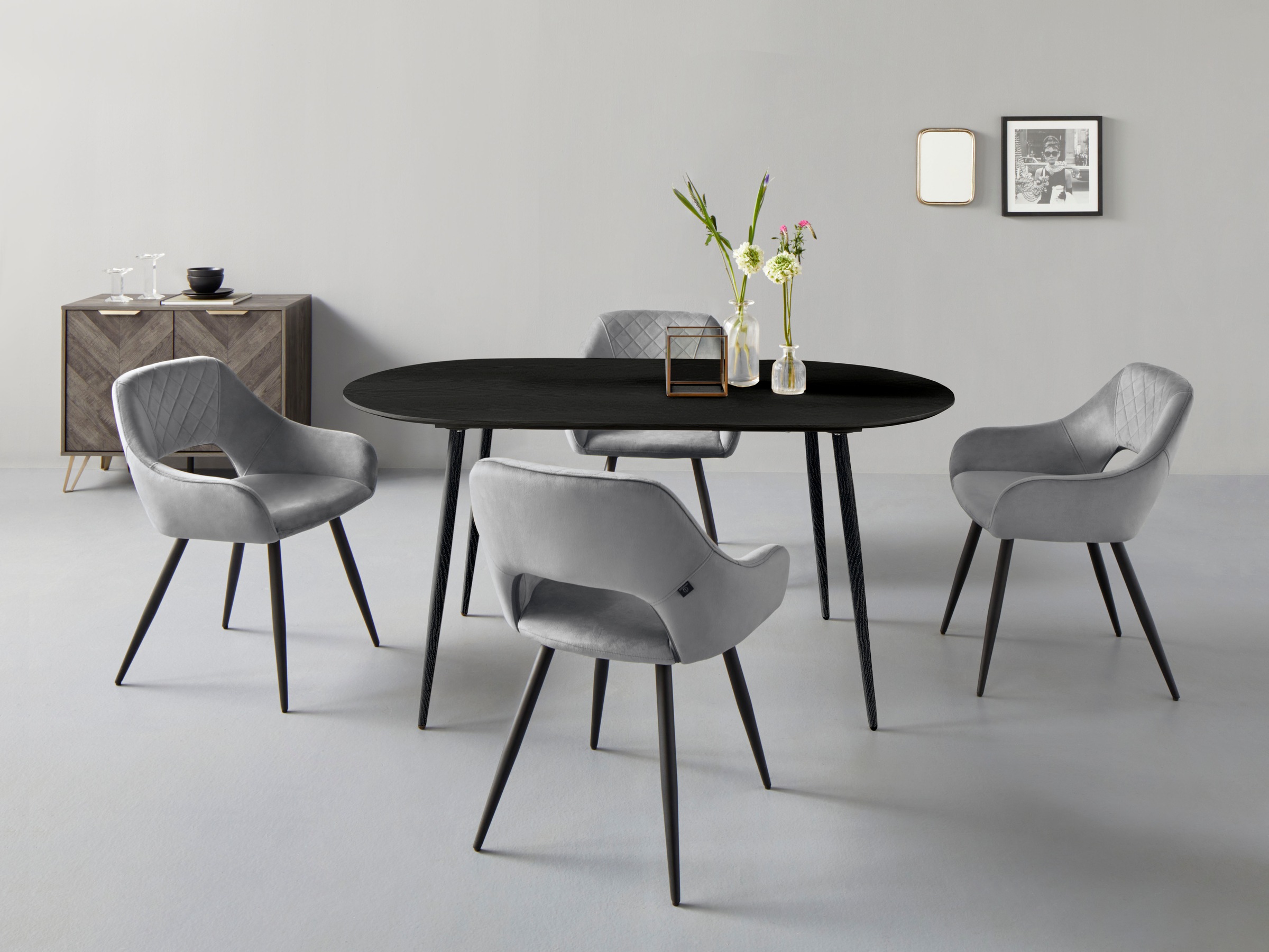 Image of GOODproduct Esstisch "Eadwine, Ovaler Tisch, Küchentisch" OTTOs Choice, Tischplatte aus MDF, verschiedene Grössen und Farbvarianten