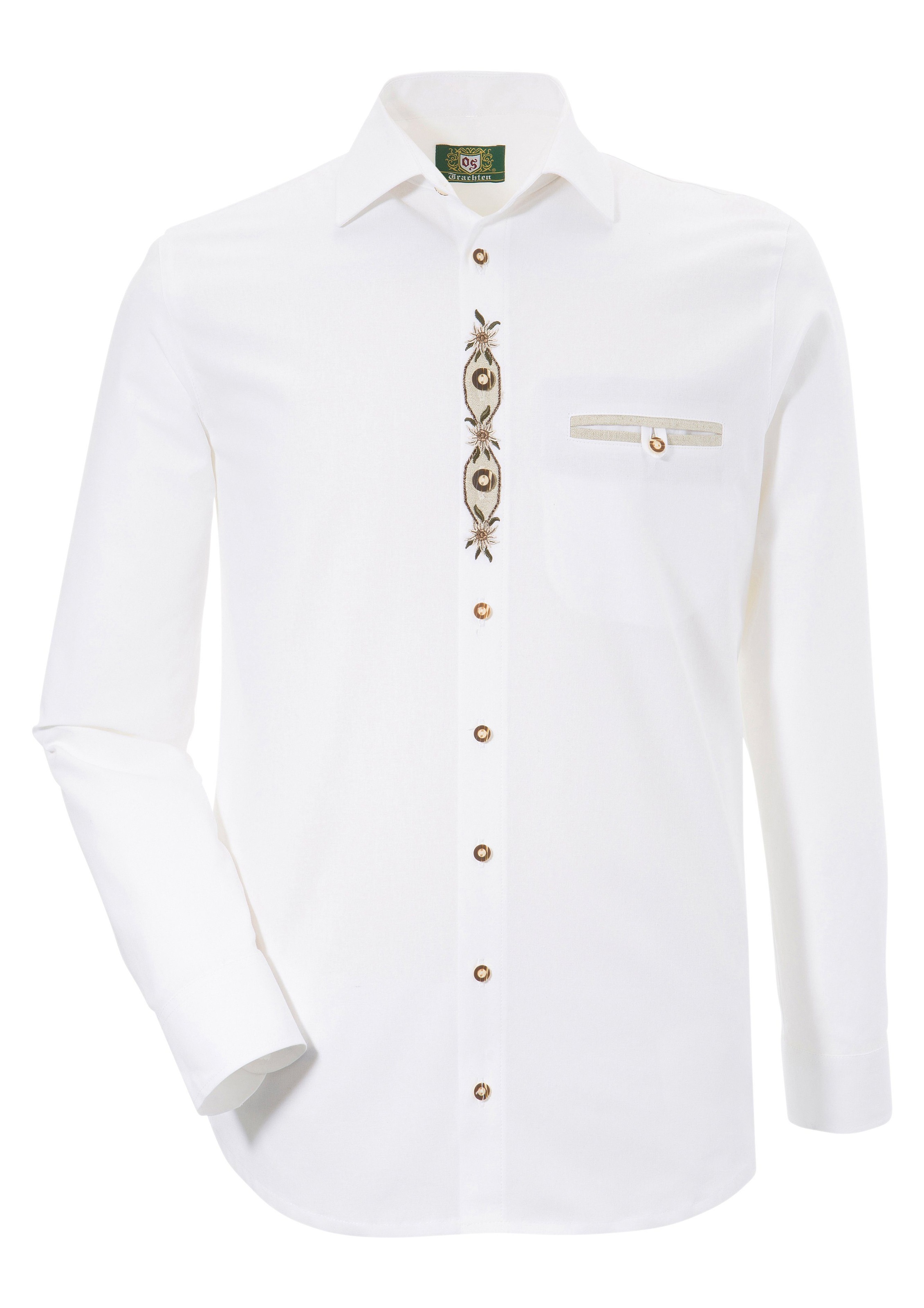Image of OS-Trachten Trachtenhemd, mit traditionellen Stickereien bei Ackermann Versand Schweiz