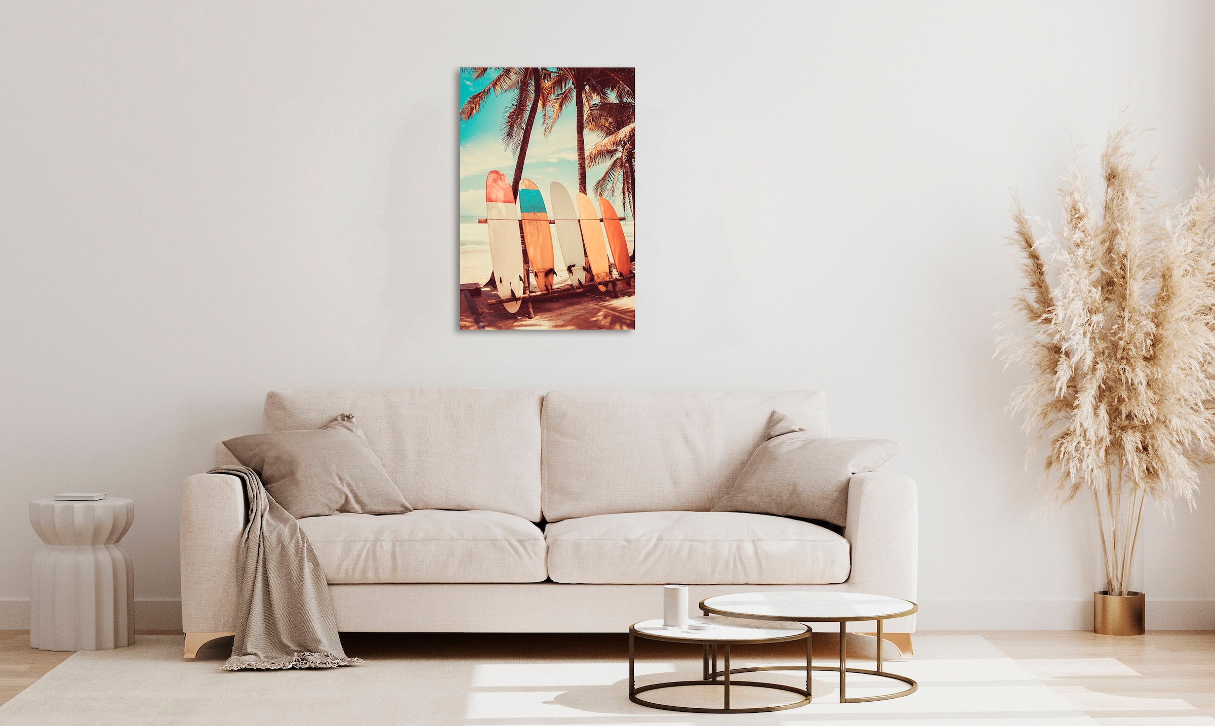 Image of queence Acrylglasbild "Erda" Himmel Italien Landschaft Meer Meer Bilder Palmen Spanien Sport Strand 1 Stk. tlg. Fine Art-Print in Galeriequalität