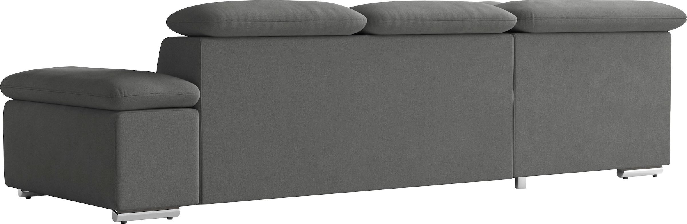 sit&more Canapé d'angle »Valentine L-Form, B: 272 cm« mit Arm- & Kopfteilverstellung, optional mit Bettfunktion