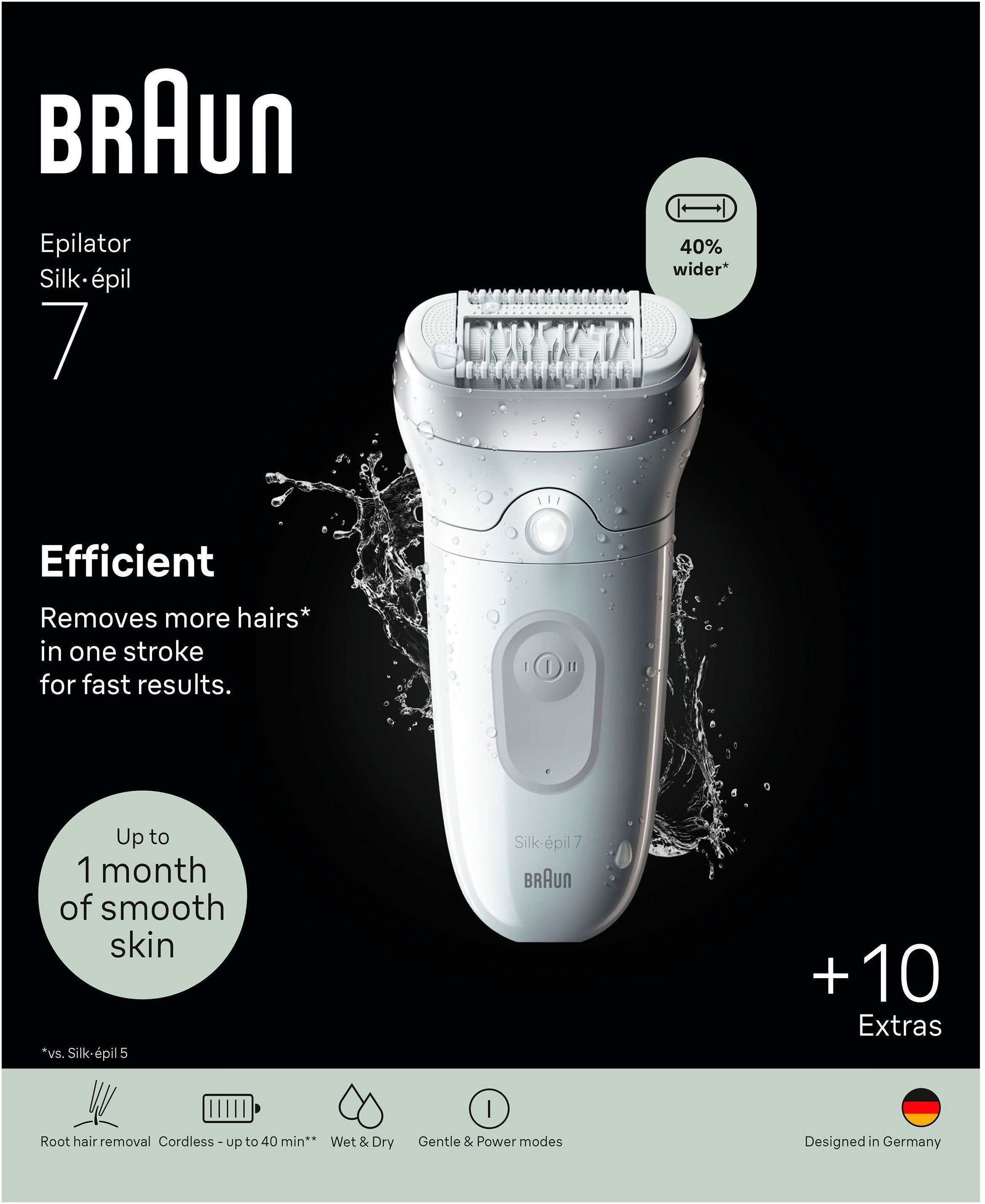Braun Épilateur »Silk-épil 7 SE7-241« accessoire rasoir & tondeuse, Wet&Dry