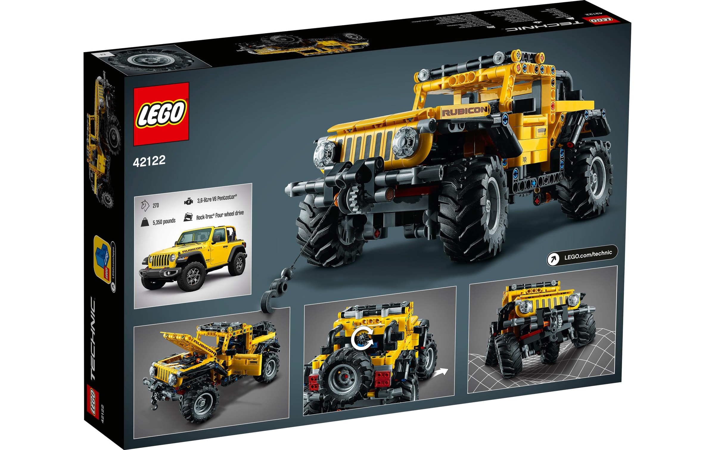 LEGO® Konstruktionsspielsteine »Jeep Wrangler 42122«