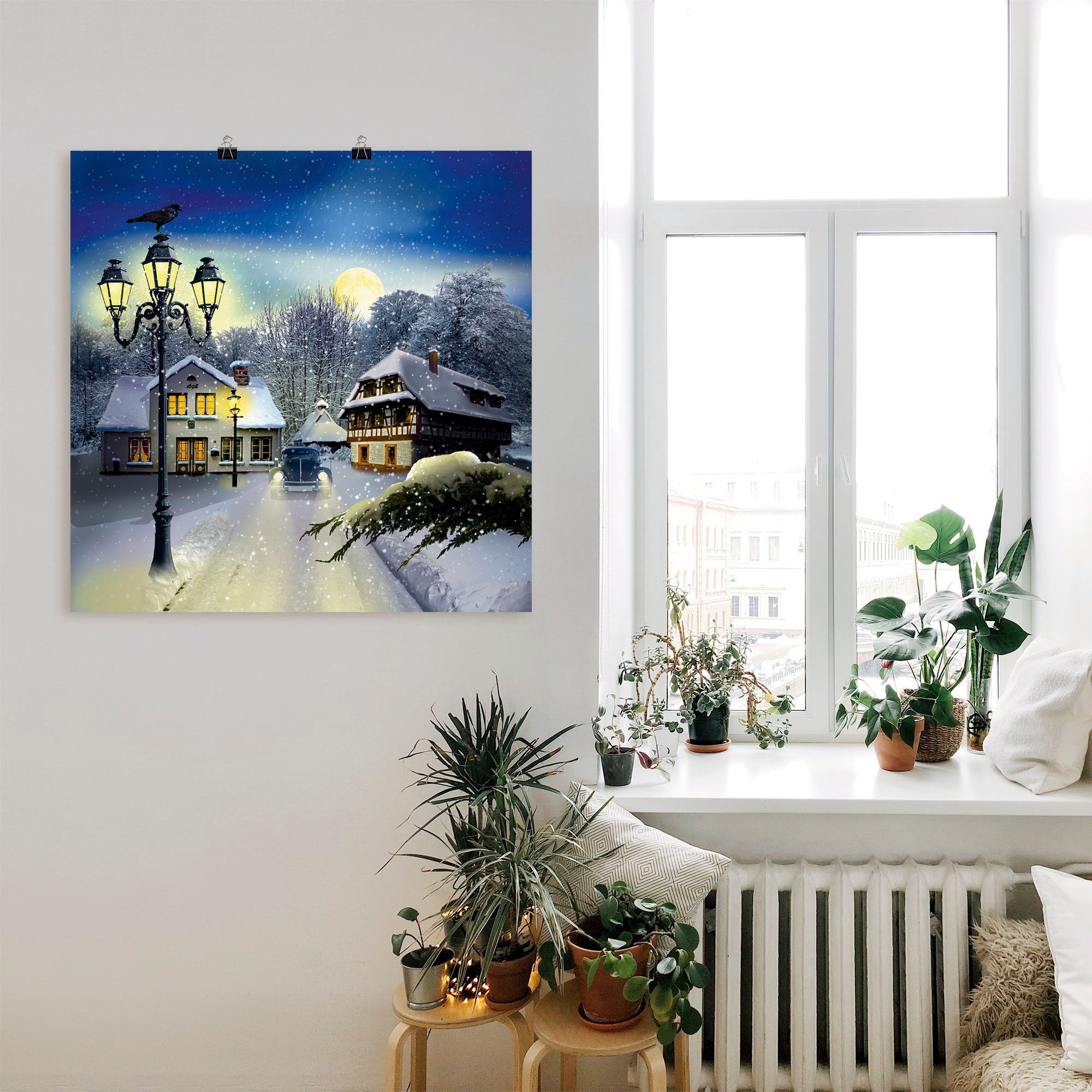 Artland Wandbild »Winterzeit«, Vier Jahreszeiten, (1 St.), als Leinwandbild, Poster, Wandaufkleber in verschied. Grössen