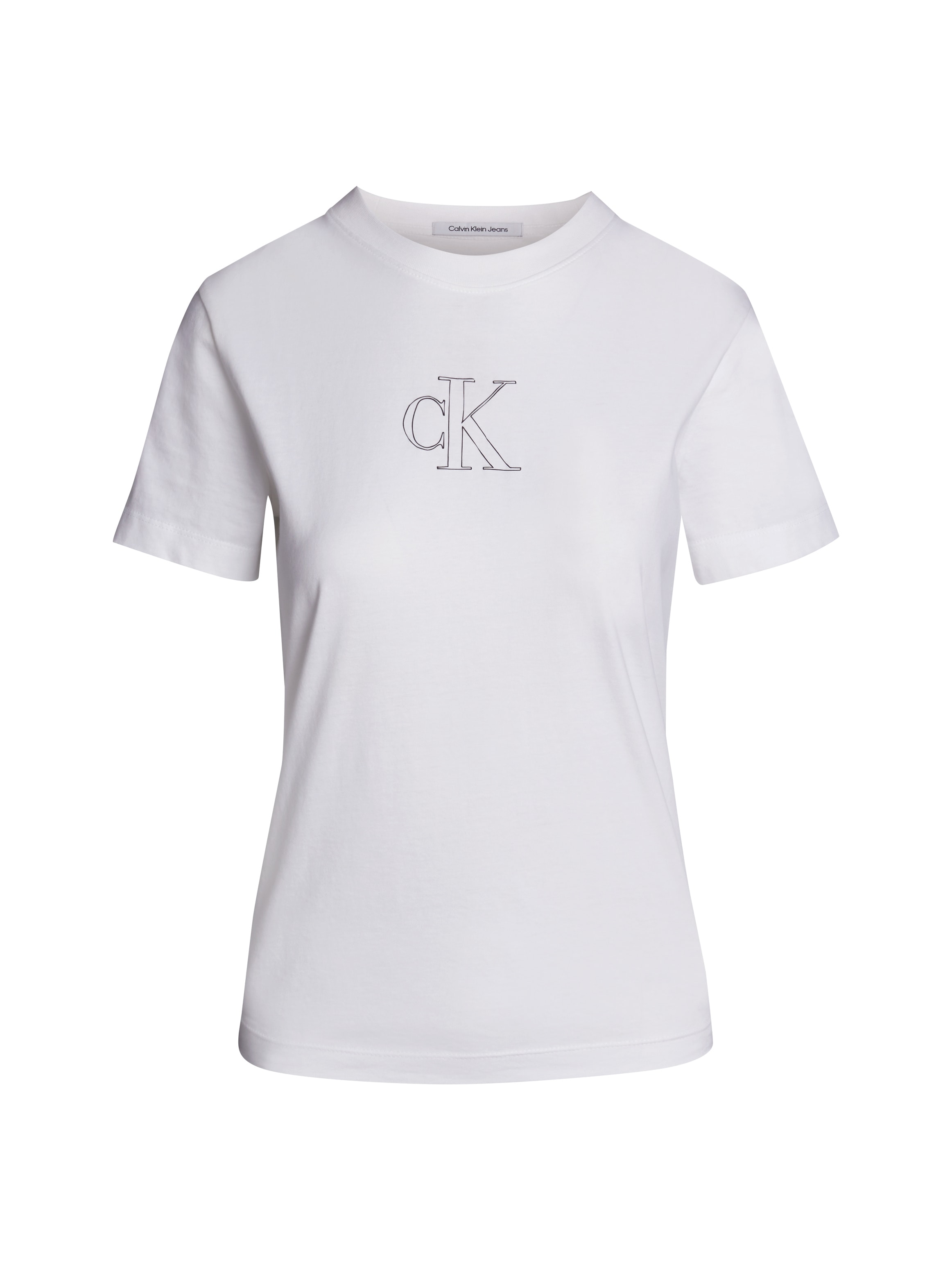 Calvin Klein Jeans T-Shirt »OUTLINED CK REGULAR TEE«, mit Markenlabel