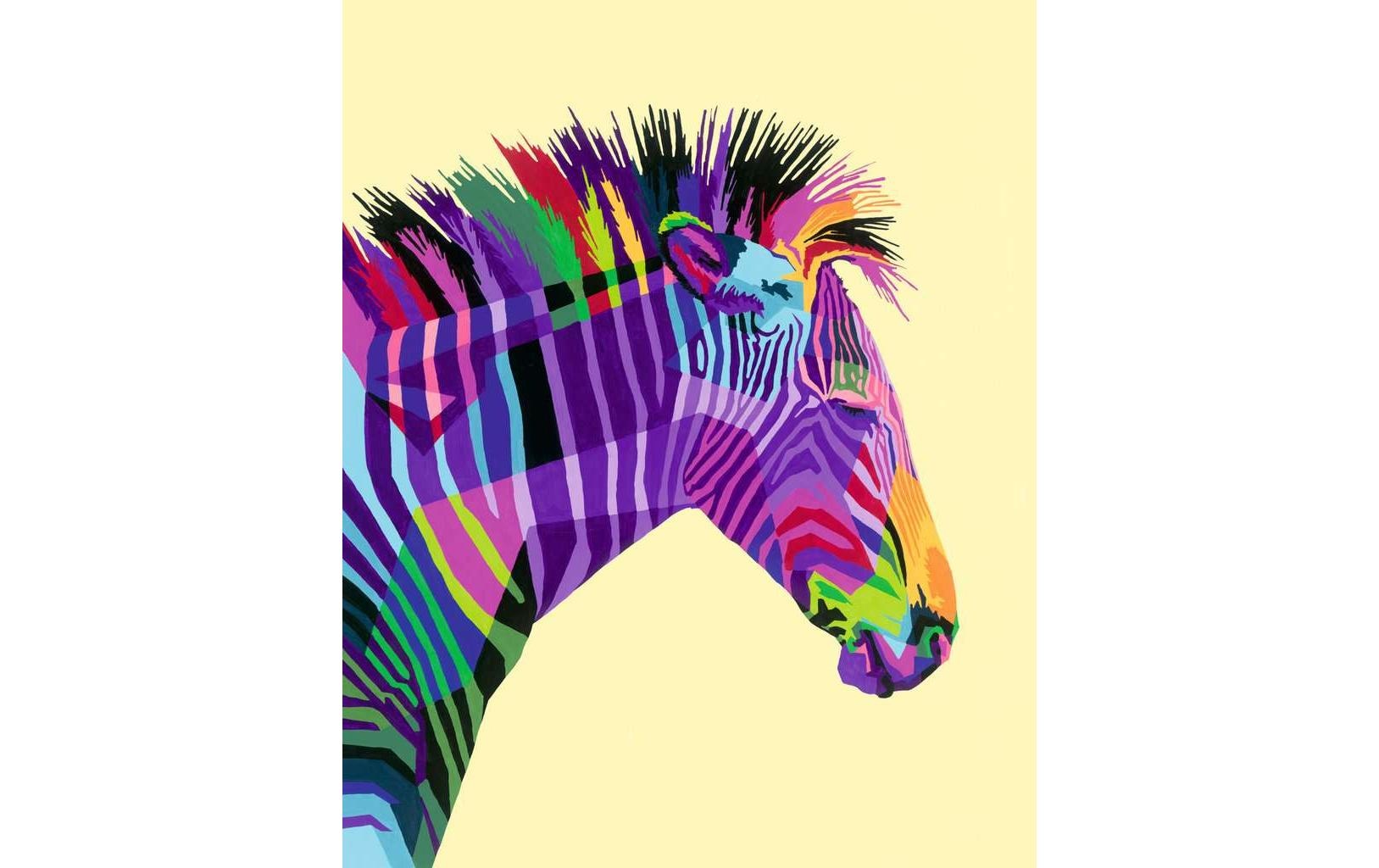 Ravensburger Peinture par numéros »CreArt, Funky Zebra« fabriqué en Europe