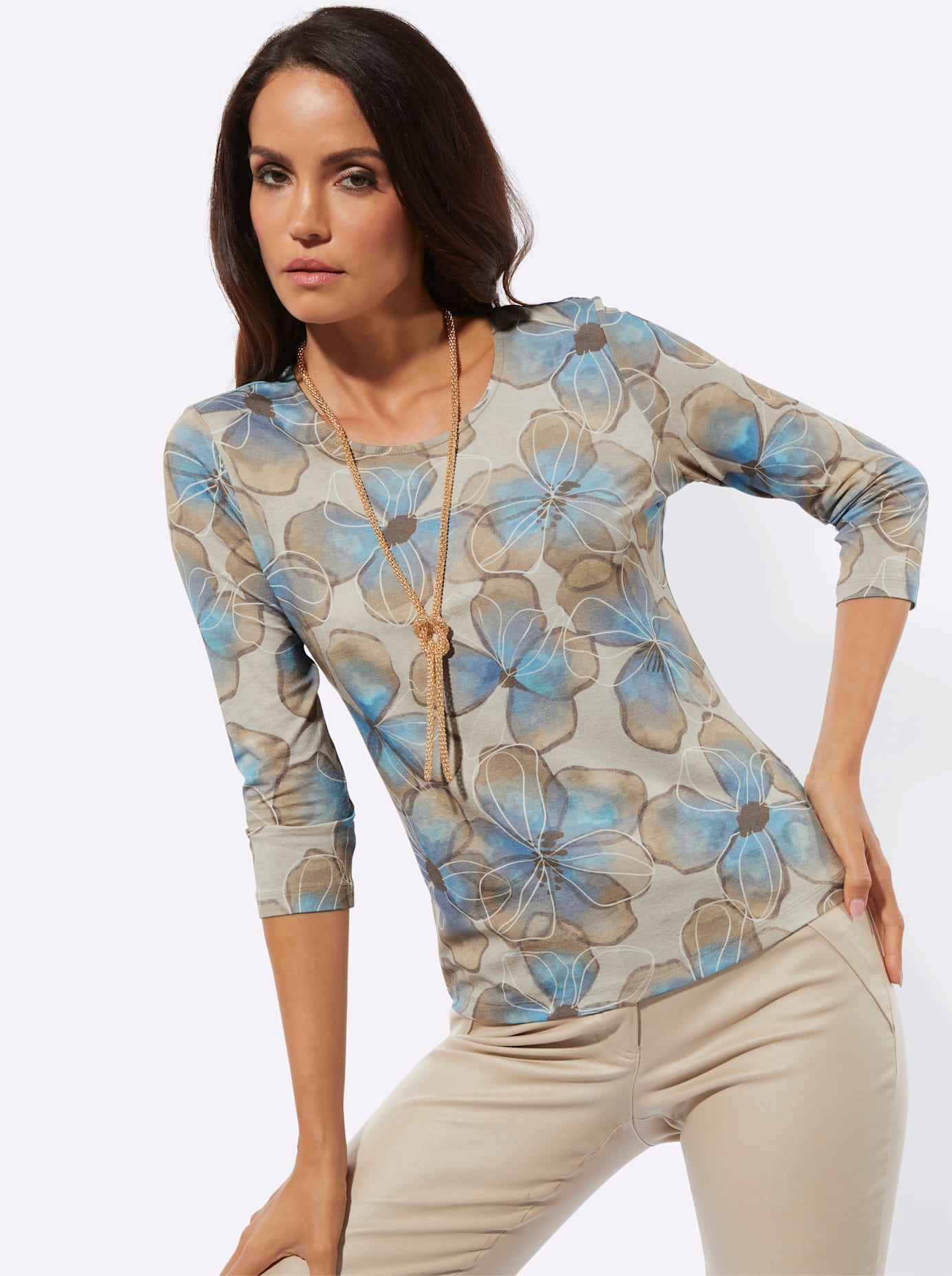 creation L Rundhalsshirt »Shirt« 1 tlg.