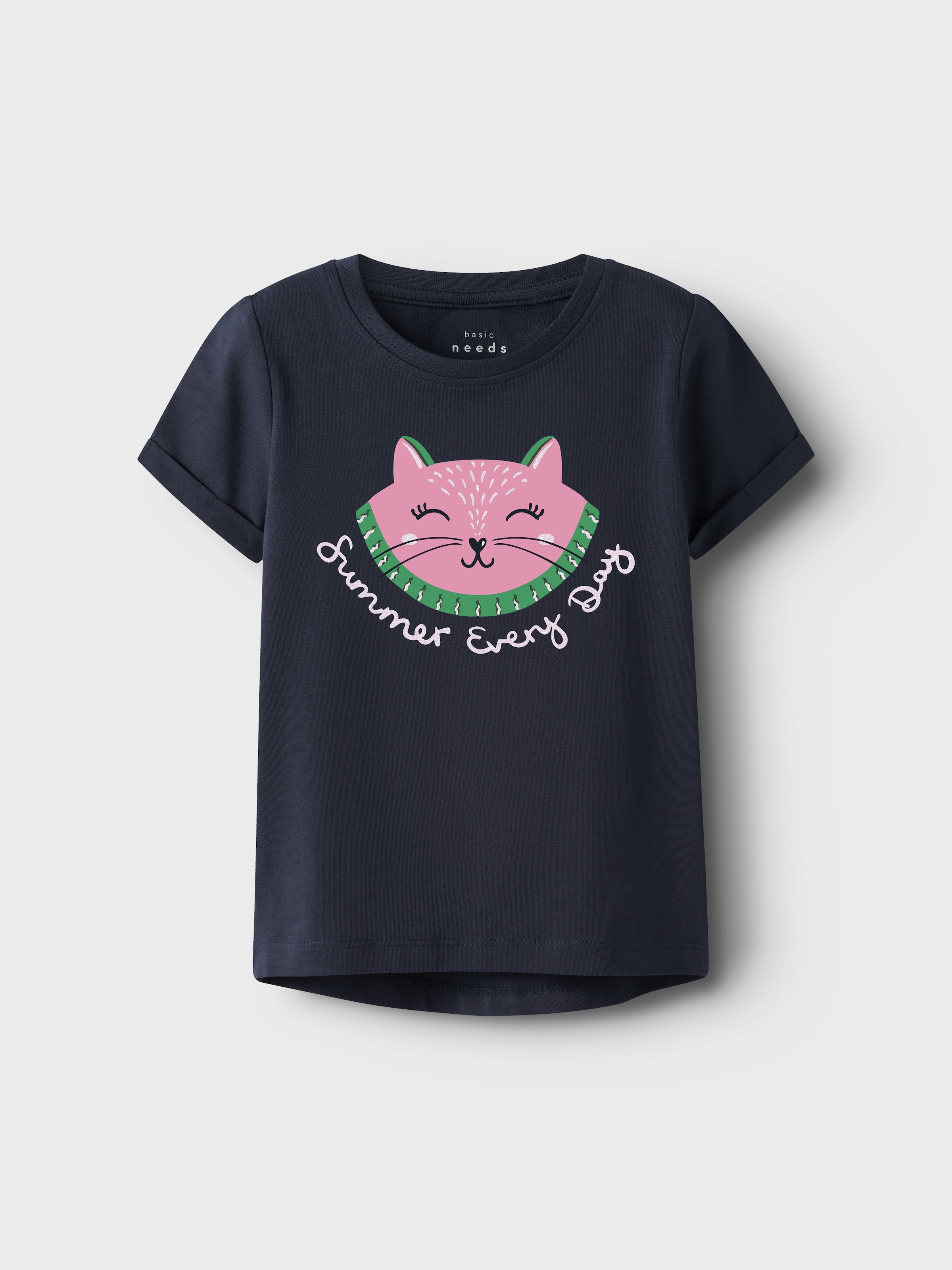 Name It T-shirt »NMFVIX 2P SS TOP« Paquet, 2 mélange coton, coupe normale
