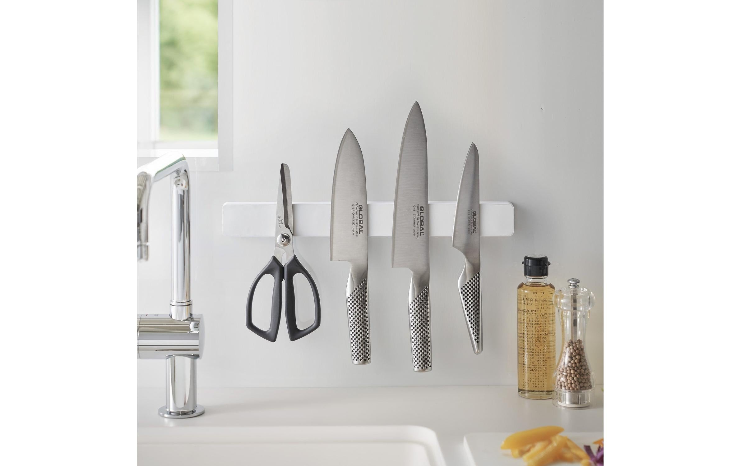 Yamazaki Wand-Magnet Messer-Leiste »Magnetschiene Tower 35 x 1,7 x 4 cm« Magnetischer Messerhalter