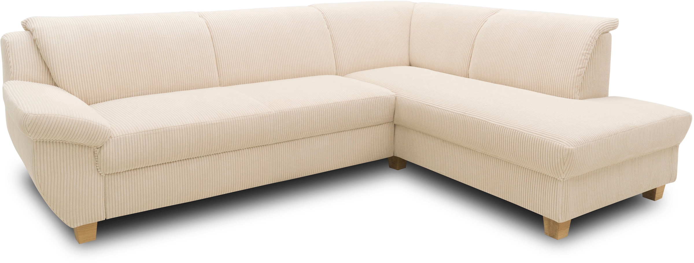 Image of Home affaire Ecksofa "Yesterday zeitlos und elegant, bequeme Armlehnen, L-Form" wahlweise mit Bettfunktion, auch in Cord