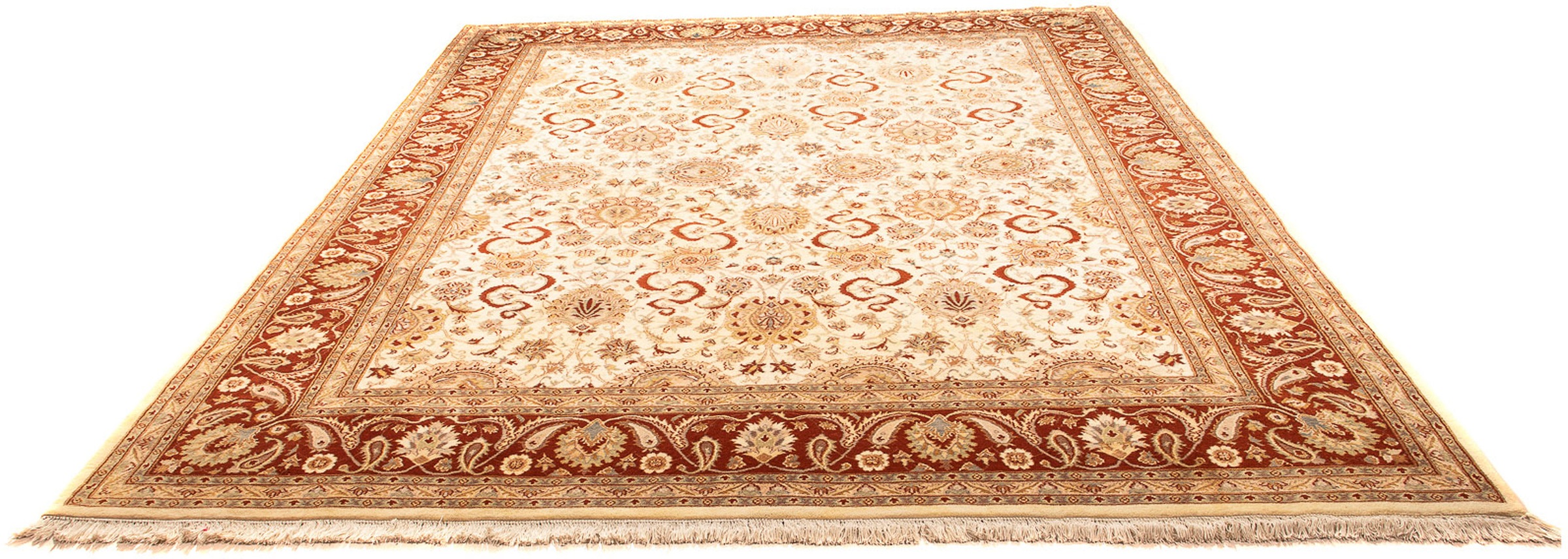 Image of morgenland Orientteppich »Täbriz - 315 x 247 cm - beige«, rechteckig, 12 mm Höhe, Wohnzimmer, Handgeknüpft, Einzelstück mit Zertifikat bei Ackermann Versand Schweiz