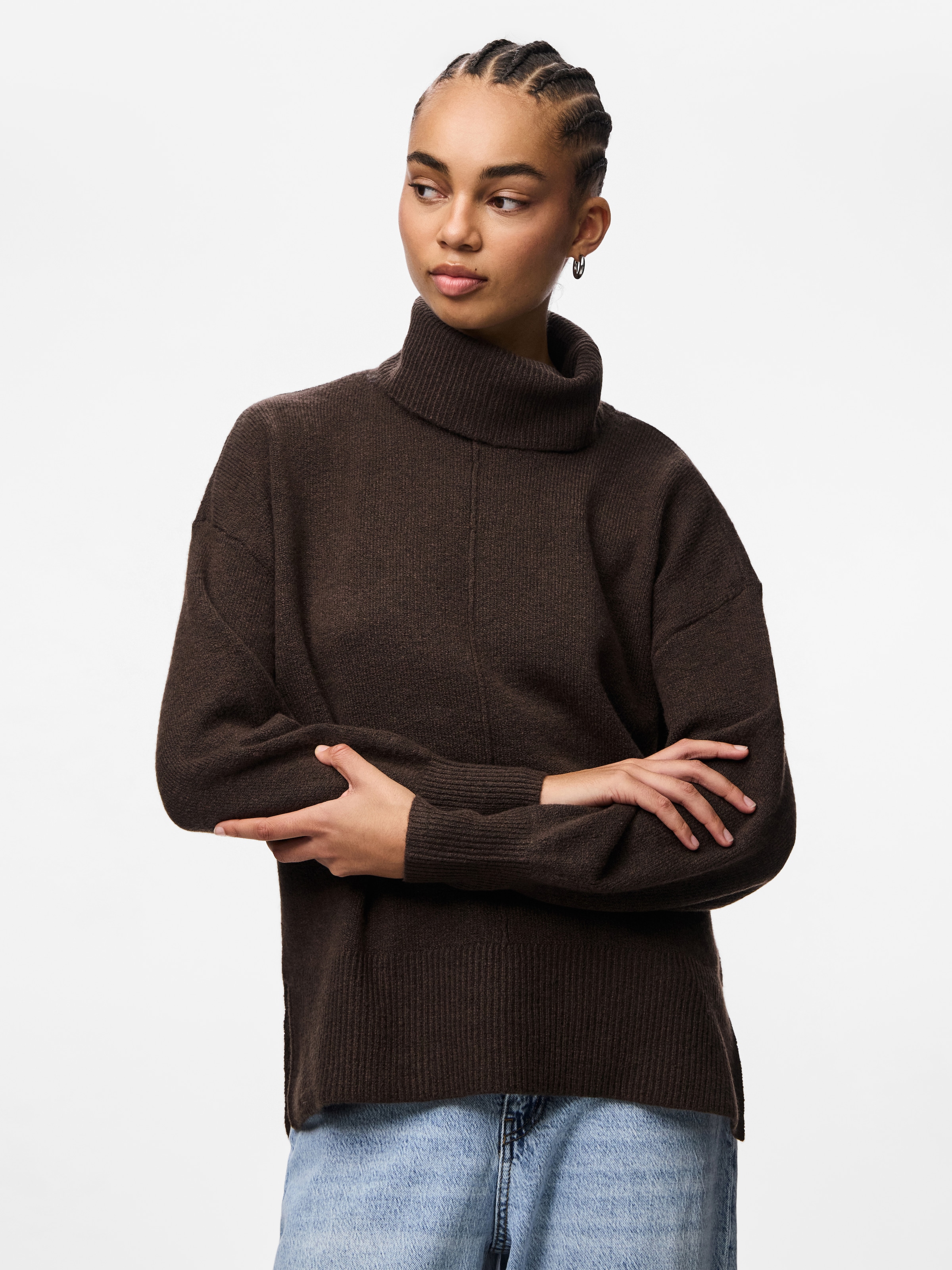 pieces Pull à col roulé »PCMALOU LS ROLLNECK KNIT NOOS BC«