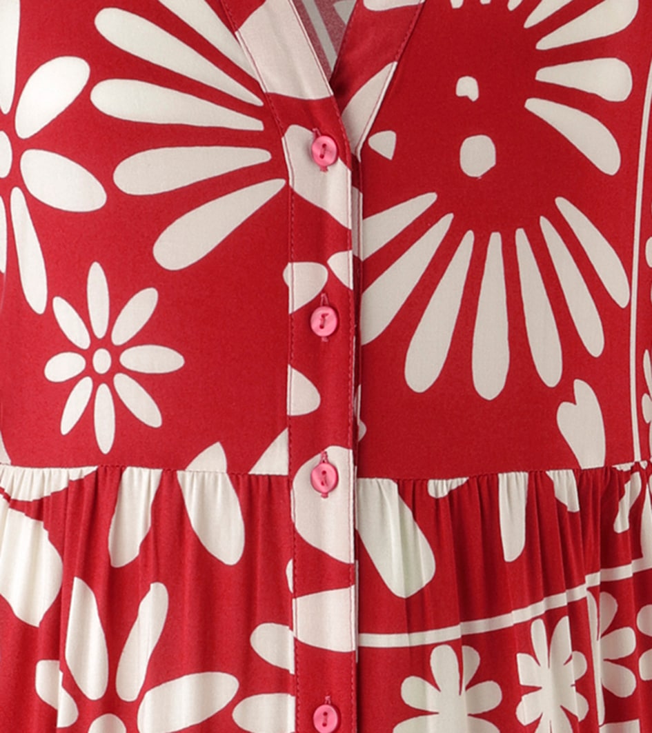 Aniston SELECTED Maxi robe mit fantasievoller Blütenmusterung - NEUE KOLLEKTION