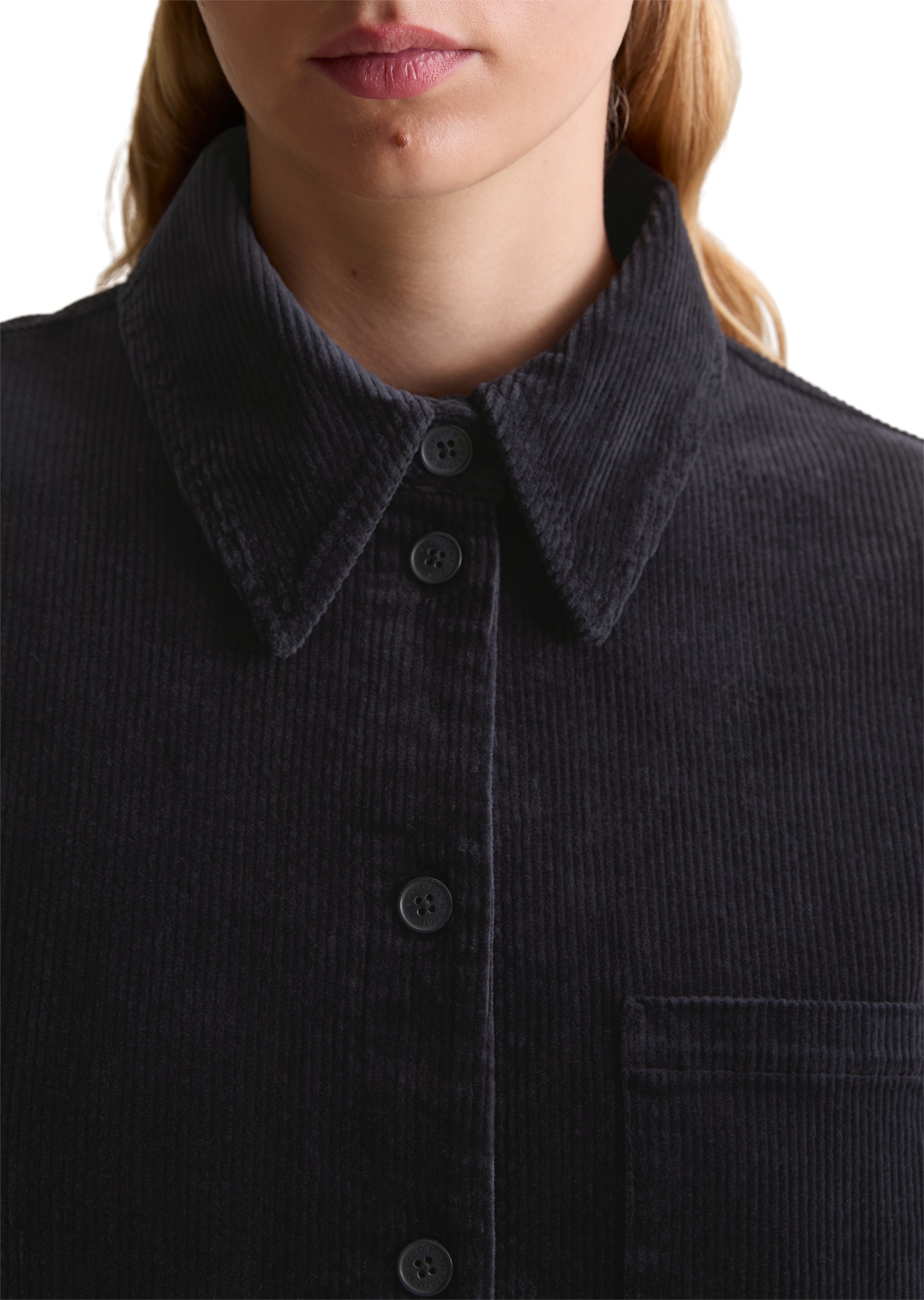 Marc O'Polo DENIM Hemdbluse aus mittelschwerem Cord-Stretch, relaxed fit