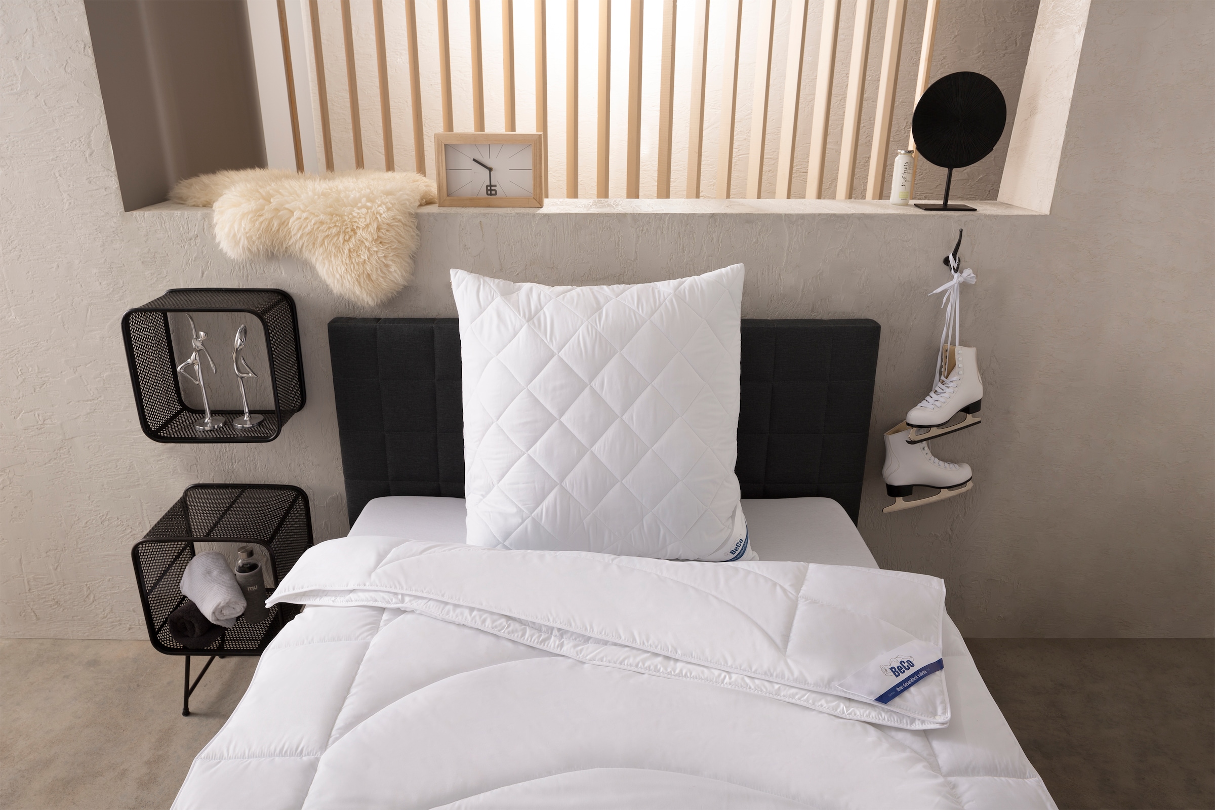 Image of Beco Microfaserbettdecke "Medibett, Bettdecken für Sommer und Winter, in drei Bezugsvarianten" 4-Jahreszeiten Füllung Polyester 1 Stk. tlg. Bettdecke 135x200 cm, allergiker geeignet (Hausstauballergiker)