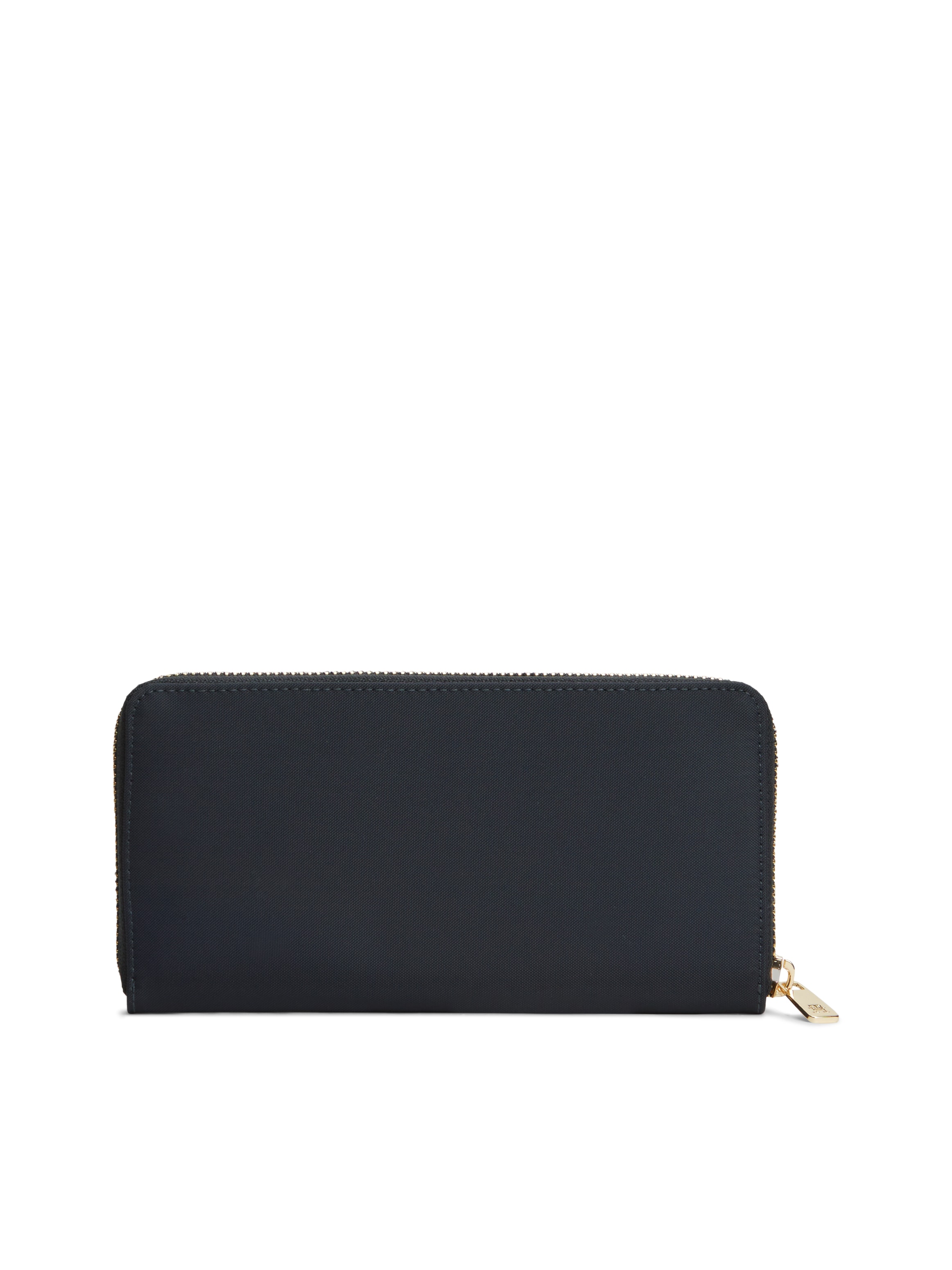 Tommy Hilfiger Porte-monnaie »POPETTE LRG ZA NYLON« Portefeuille pour femmes, porte-monnaie avec élément décoratif logo TH