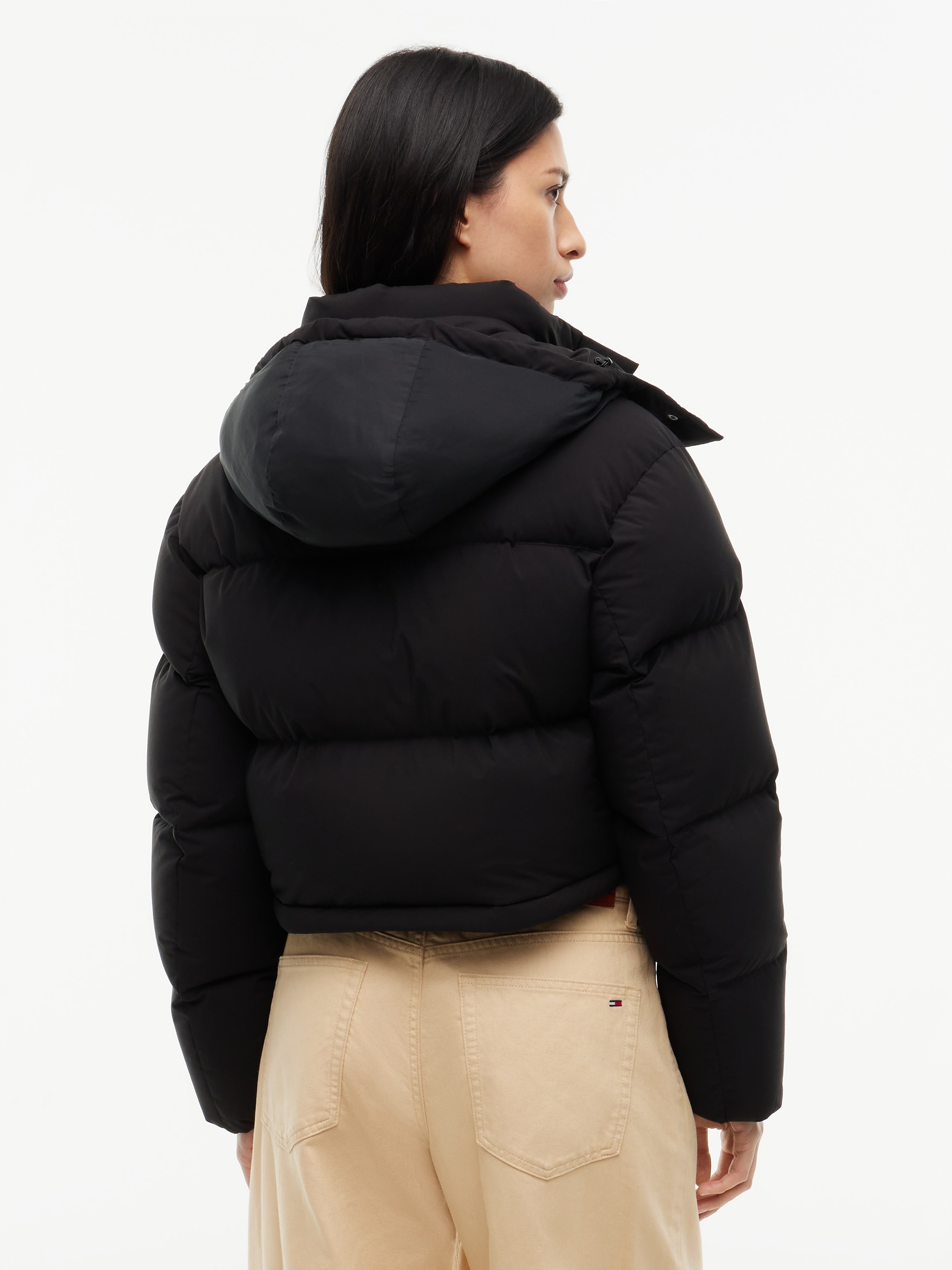 Tommy Jeans Veste matelassée »TJW CRP ALASKA PUFFER EXT« avec capuche fibre synthétique