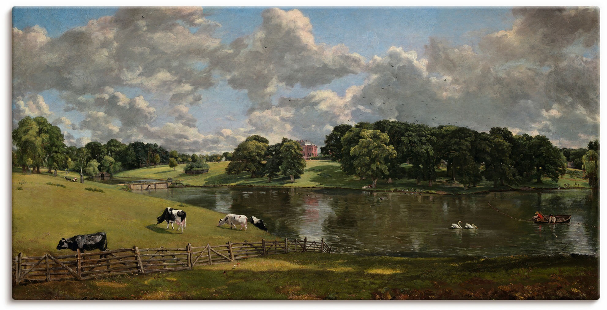 Image of Artland Wandbild »Wivenhoe Park, Essex. 1816«, Felder, (1 St.), in vielen Grössen & Produktarten - Alubild / Outdoorbild für den Aussenbereich, Leinwandbild, Poster, Wandaufkleber / Wandtattoo auch für Badezimmer geeignet bei Ackermann Versand Schweiz