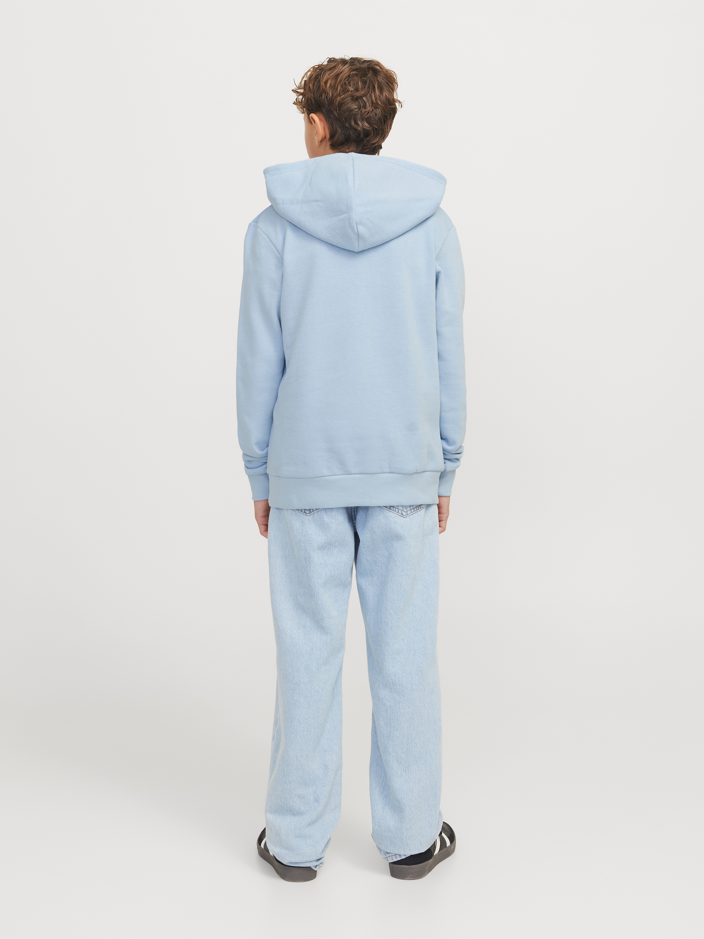 Jack & Jones Junior Kapuzensweatshirt »JJECALEB VARSITY SWEAT HOOD NOOS JNR«
