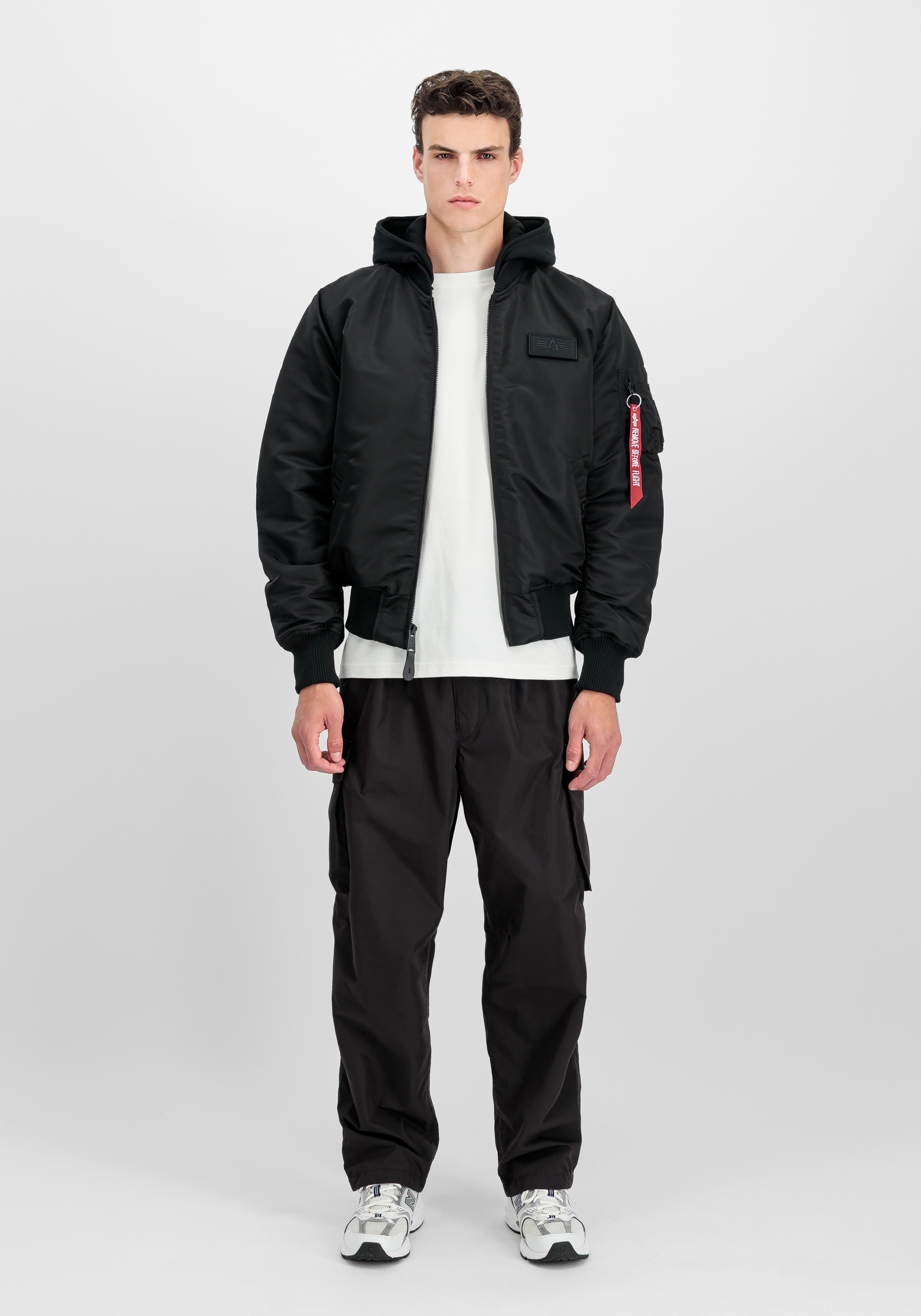 Alpha Industries Bomberjacke »MA-1 Zip Hood Backprint«
