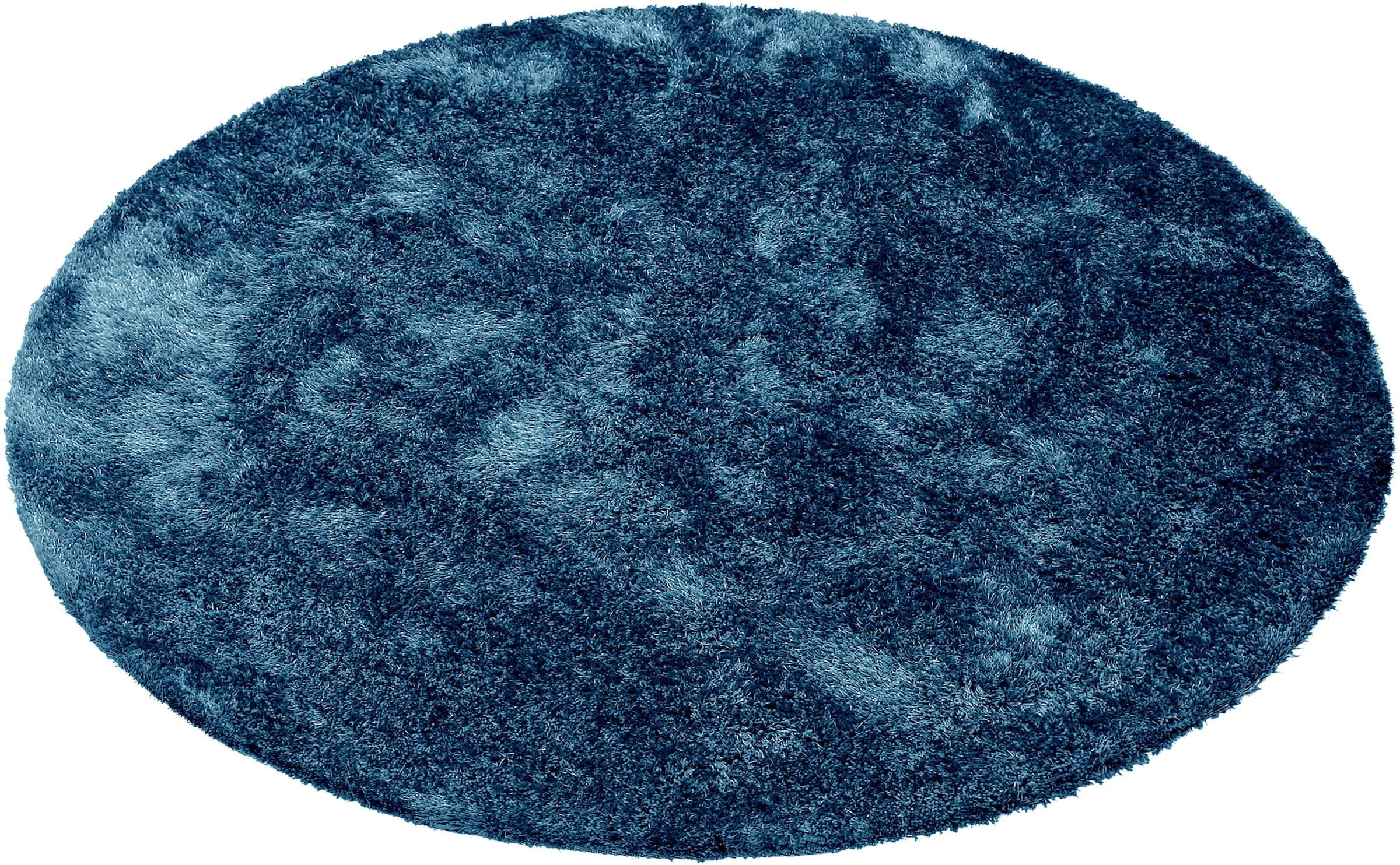 Bruno Banani Hochflor-Teppich »Dana Teppich, Kundenliebling«, rund, 30 mm Höhe, unifarben, Mikrofaser Teppiche, Wohnzimmer, Schlafzimmer, Esszimmer