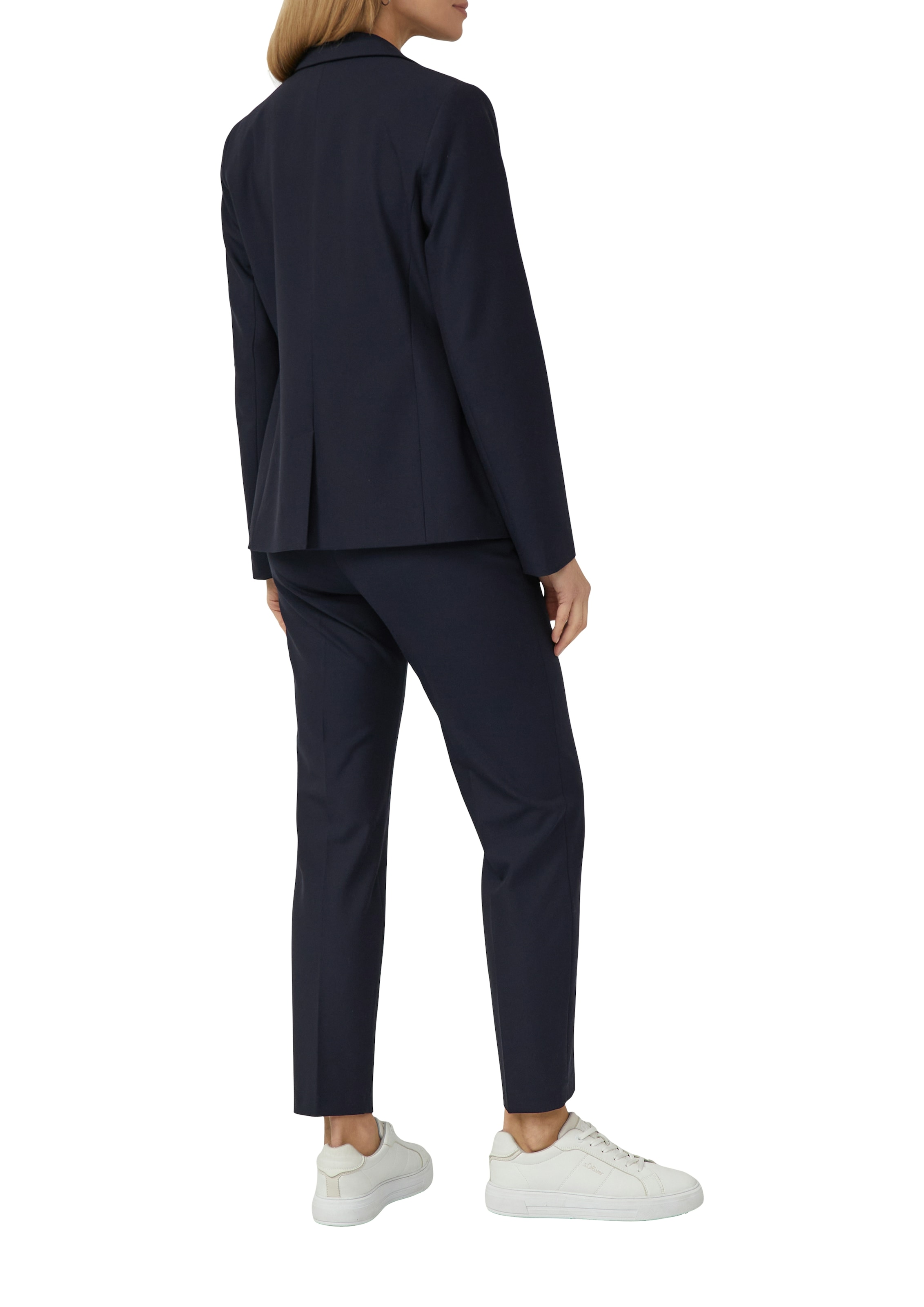 s.Oliver BLACK LABEL Veste blazer mit 1-Knopf-Verschluss und Viskose-Stretch