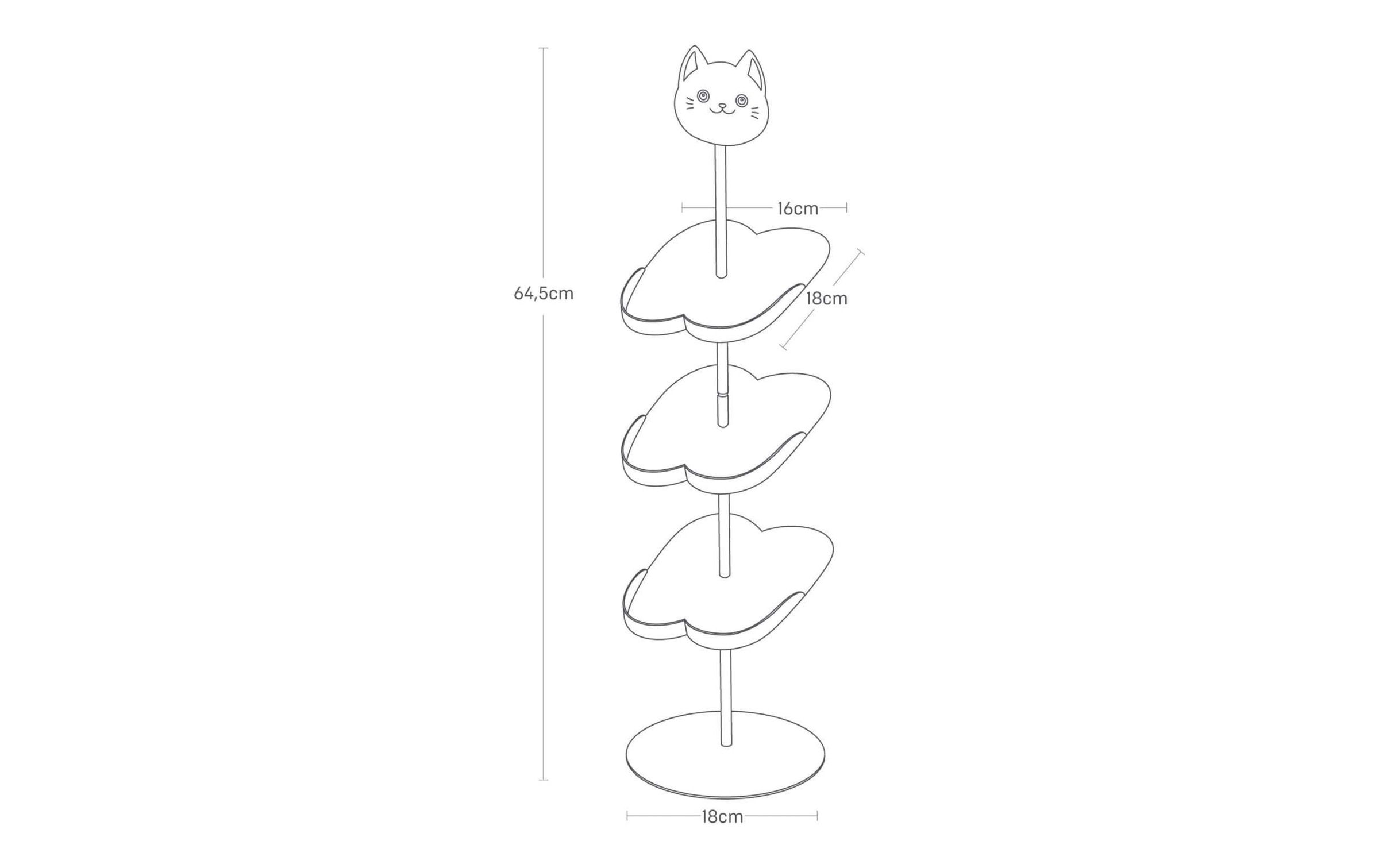 Yamazaki Schuhregal »Katze 67 cm«