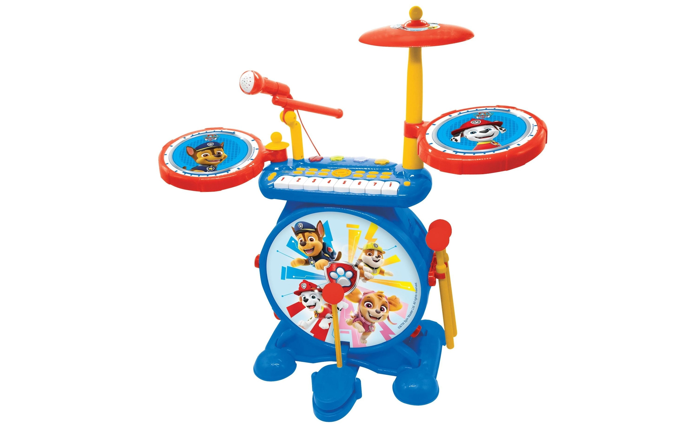 Lexibook® Spielzeug-Musikinstrument »Paw Patrol Elektronisches Schlagzeug«
