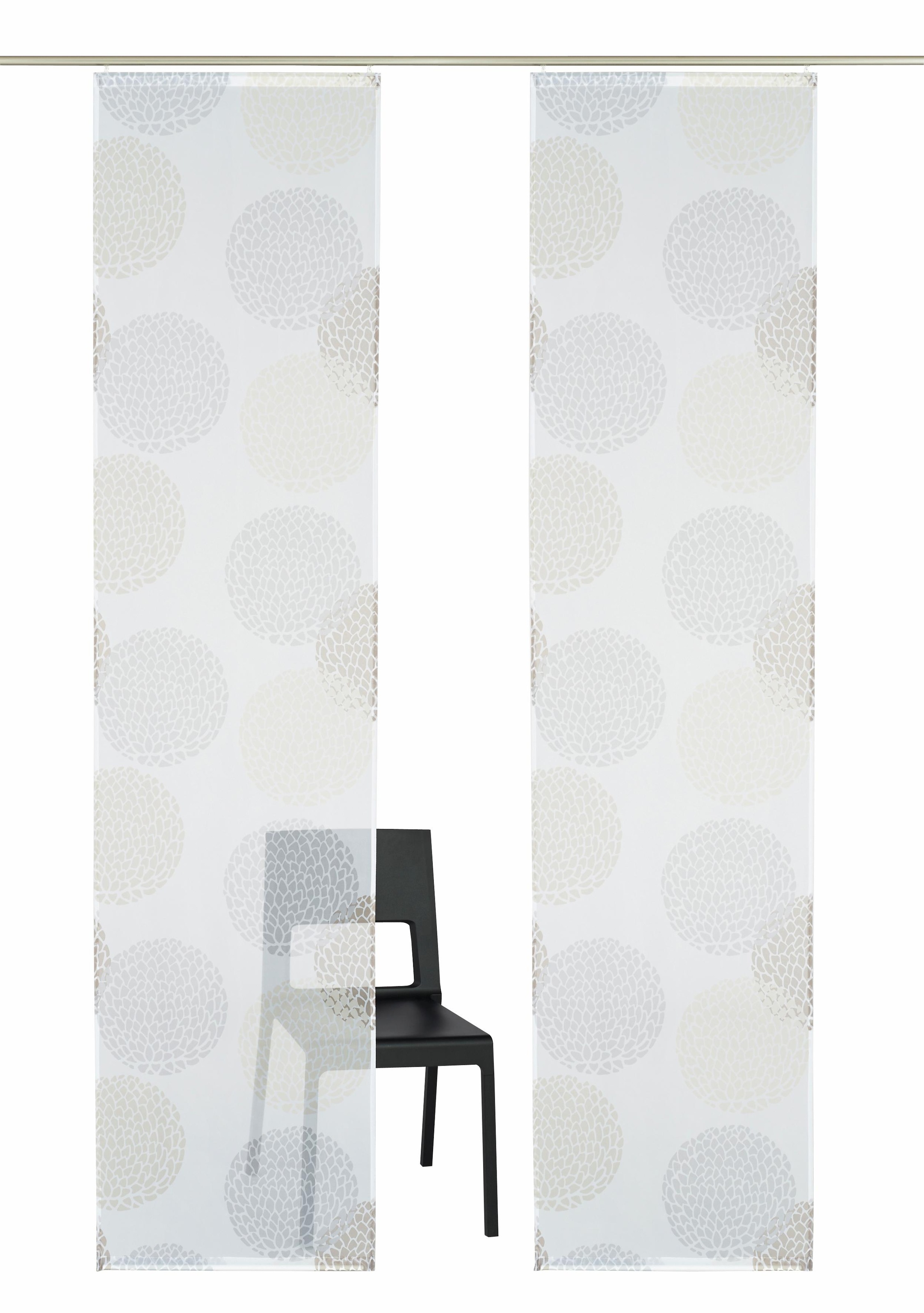 Image of my home Schiebegardine »Belem«, (2 St.), Fertiggardine, inkl. Befestigungszubehör, transparent bei Ackermann Versand Schweiz