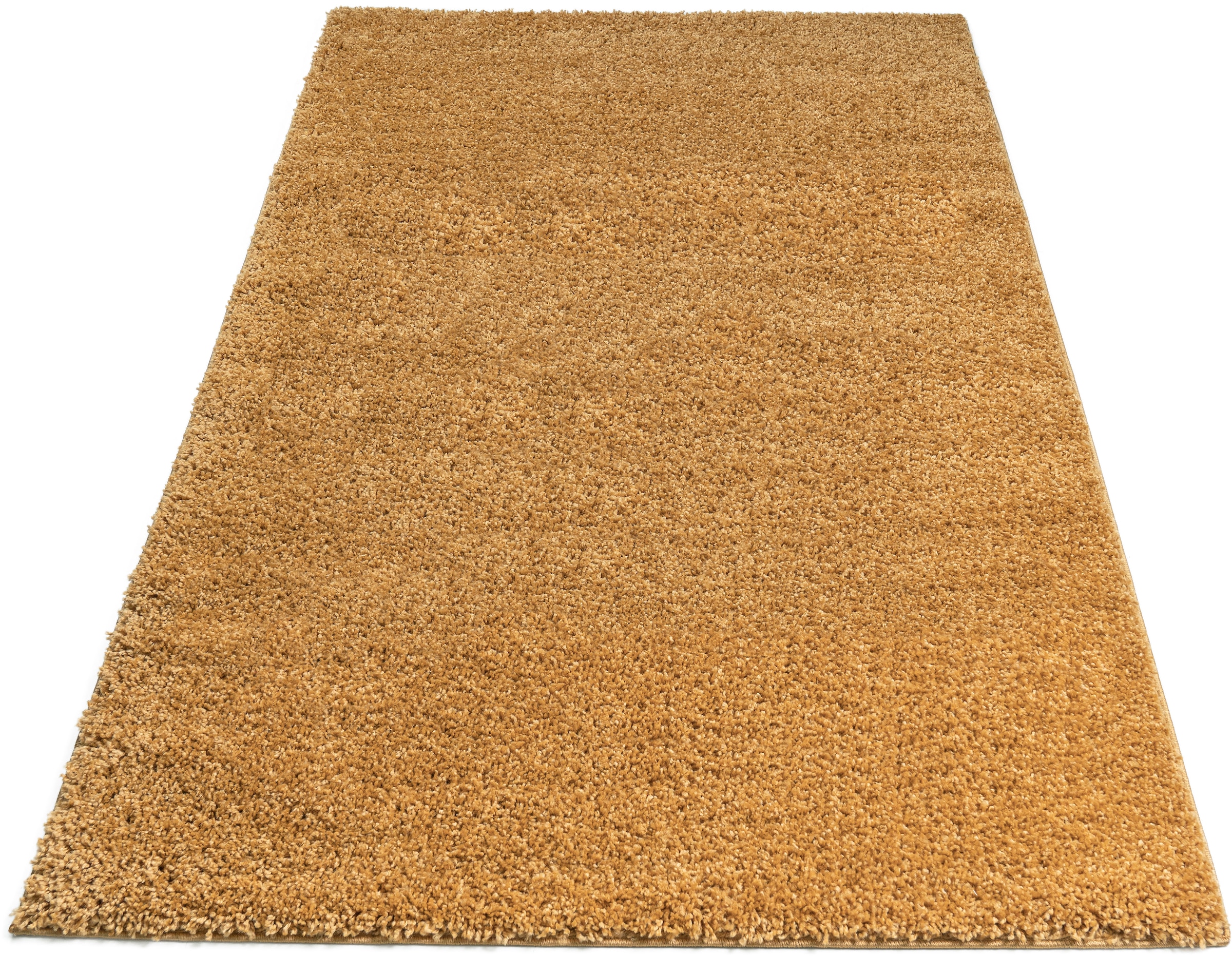 Bruno Banani Hochflor-Teppich »Shaggy Soft«, rechteckig, 30 mm Höhe, gewebt, Uni Farben, besonders weich und kuschelig