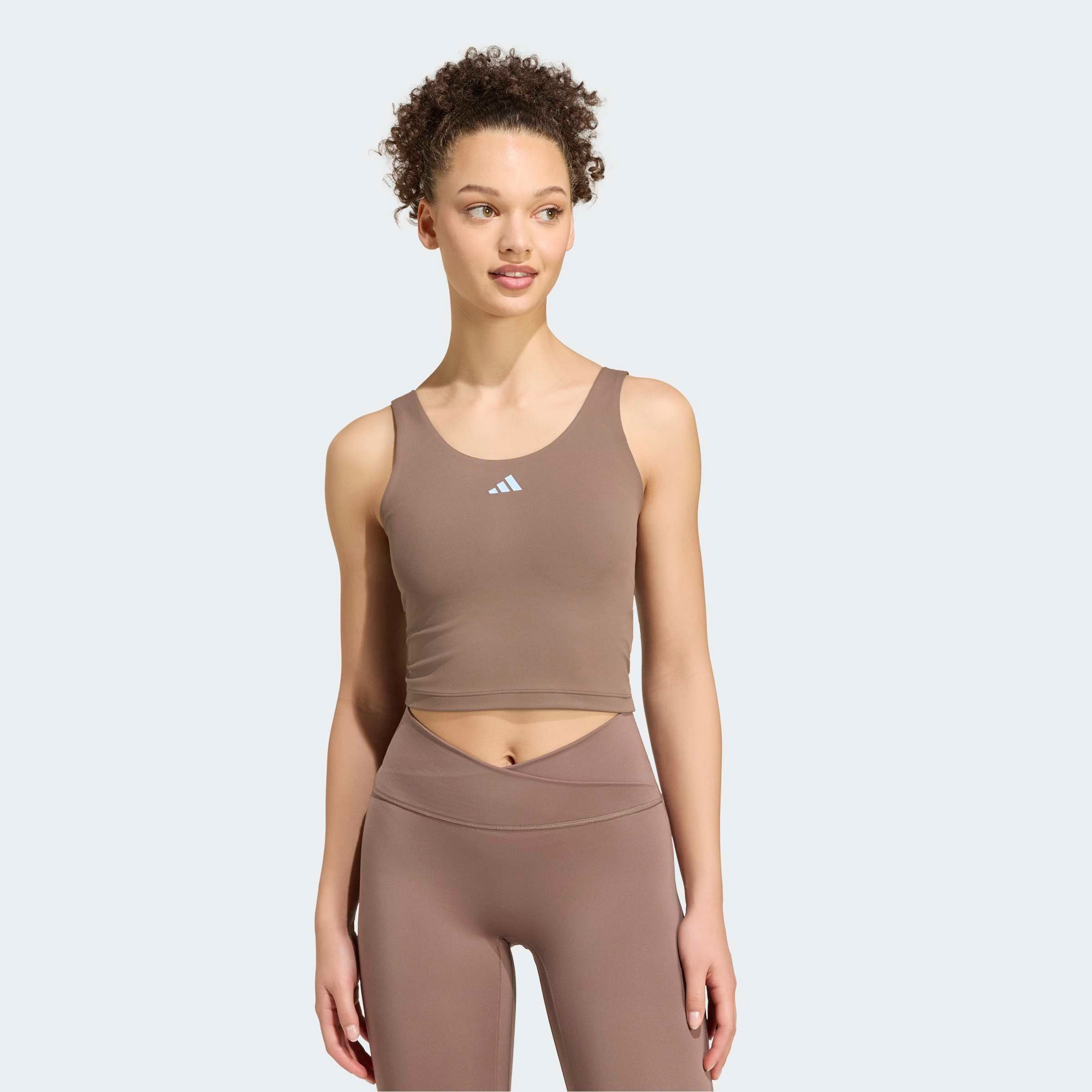 Image of adidas Performance Tanktop "3-STREIFEN STUDIO ALL ME, LEICHT STÜTZEND"