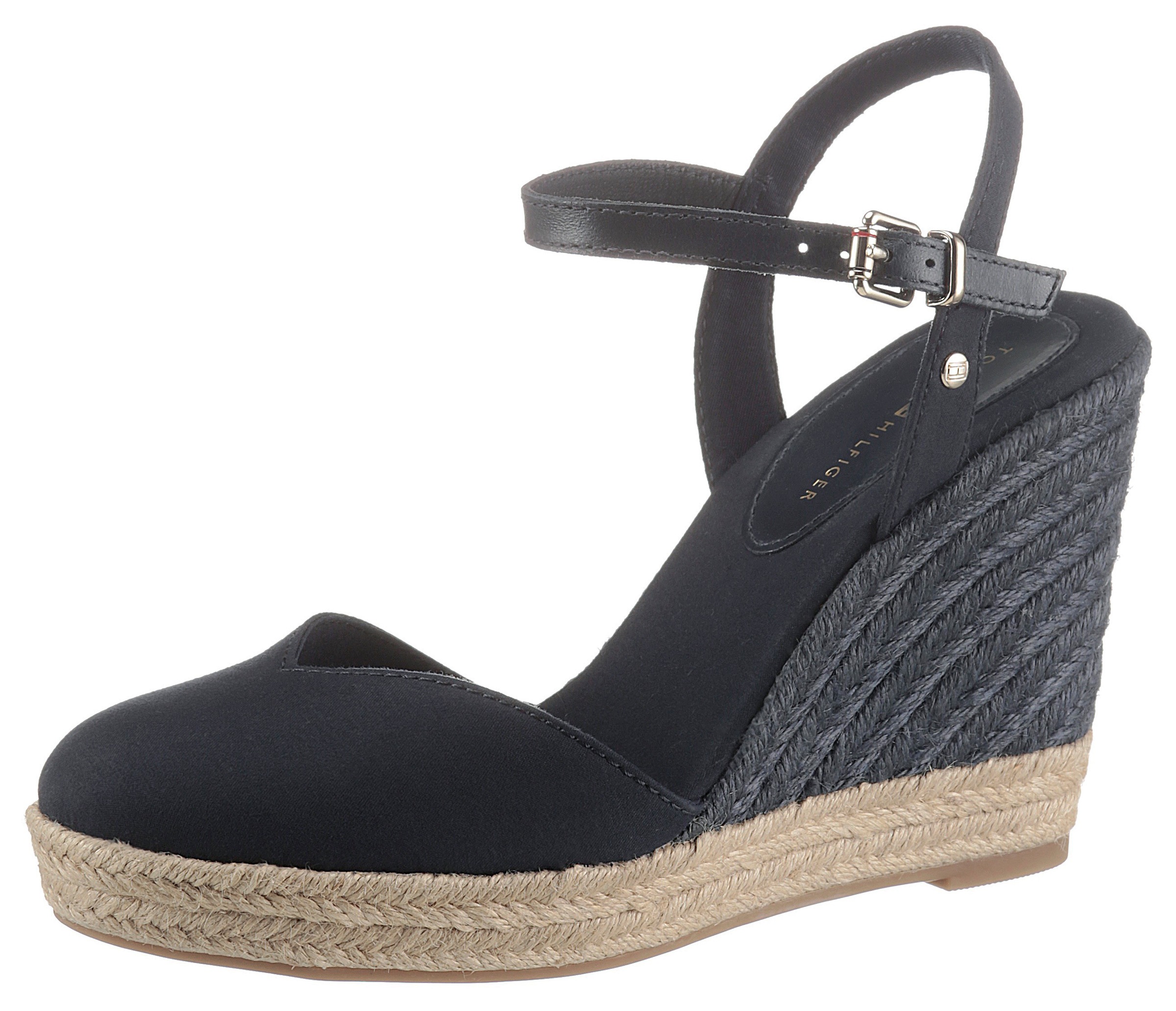 Image of Tommy Hilfiger Sandalette »BASIC CLOSED TOE HIGH WEDGE«, mit bezogenem Keilabsatz bei Ackermann Versand Schweiz