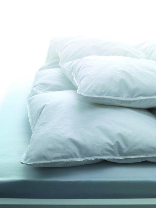 Image of billerbeck Einziehdecke »Saas Fee 100«, normal, Füllung 100% neue, reine, europäische, grossflockige Gänsedaunen, weiss, VSB-Norm, Bezug 100% Baumwolle, Batiste supérieure mit SanProCare-Veredelung, Öko-Tex Standard 100, (1 St.) bei Ackermann Versand Schw