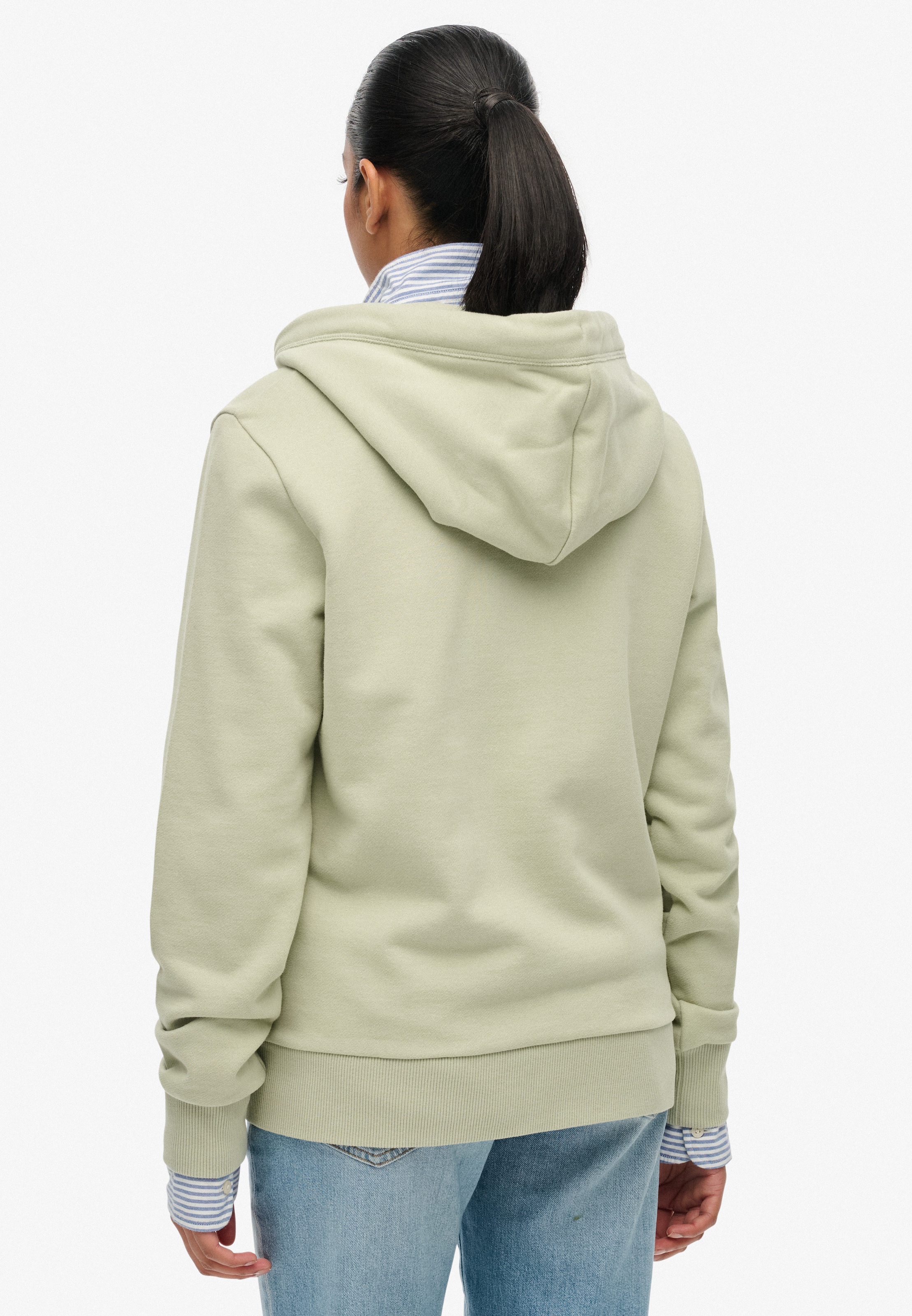 Superdry Kapuzensweatjacke »ESSENTIAL LOGO ZIPHOOD HB«