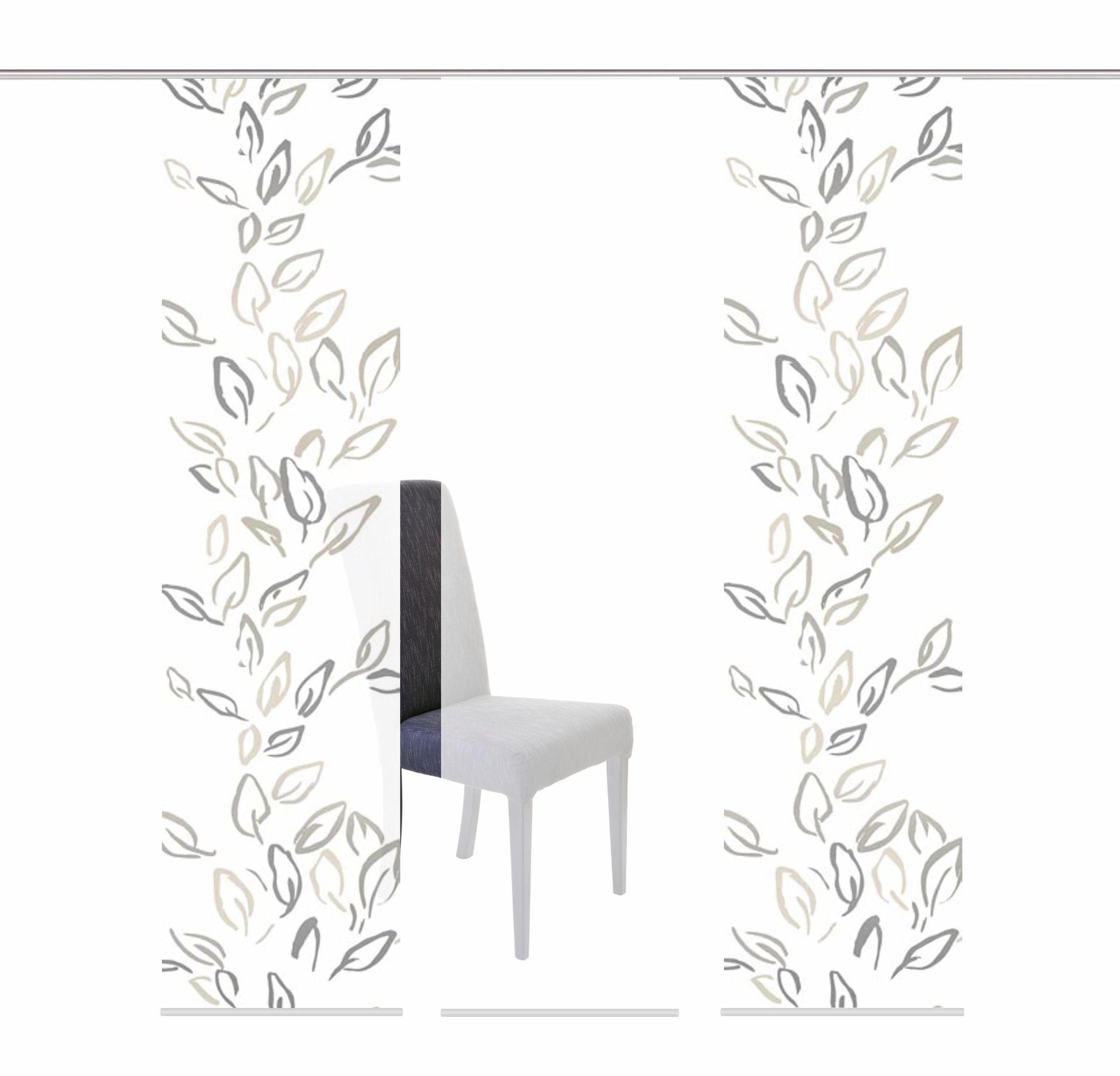 Image of HOME WOHNIDEEN Schiebegardine »FRONDE«, (3 St.), HxB: 245x60, inkl. Befestigungszubehör bei Ackermann Versand Schweiz