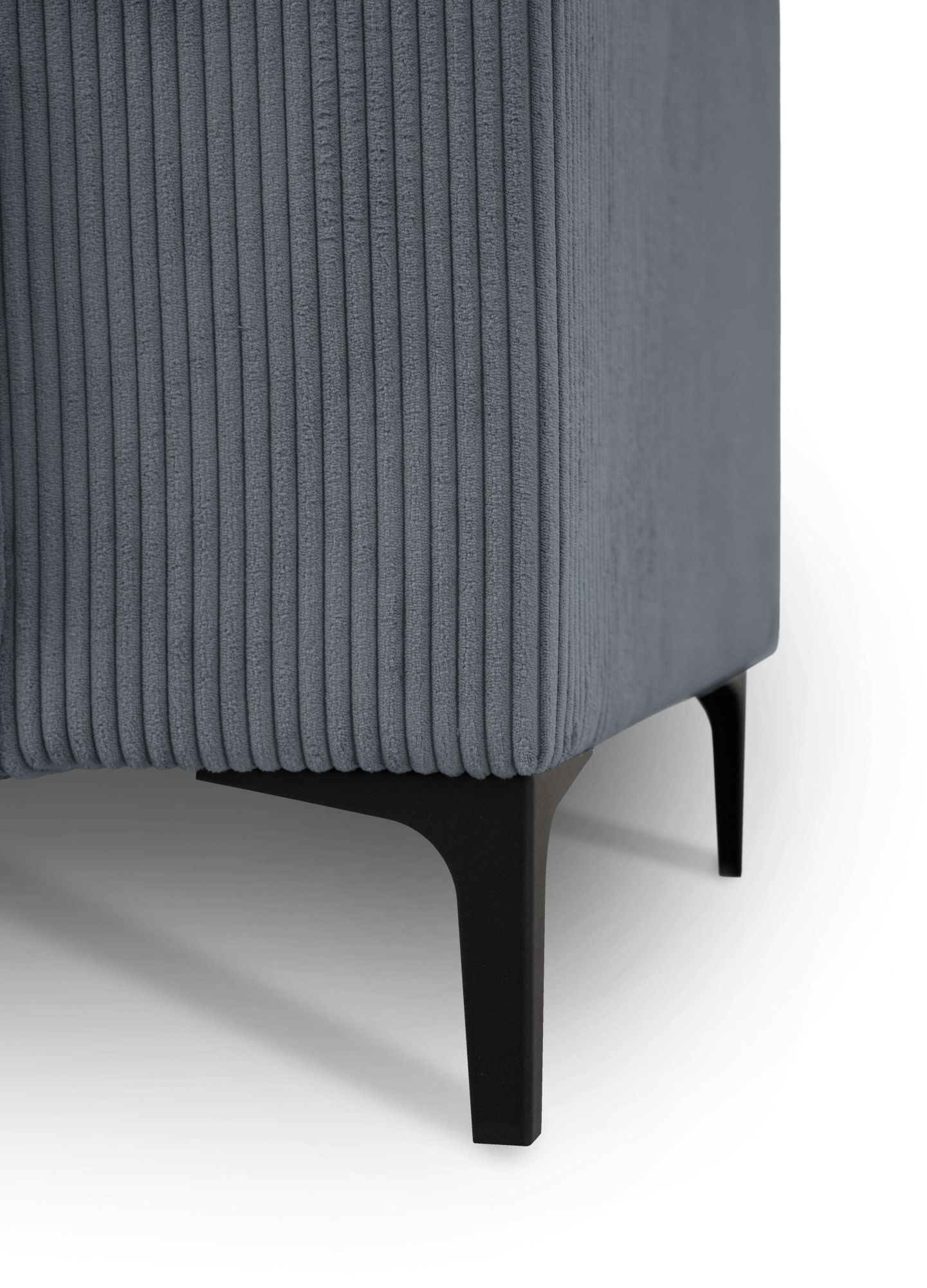 GOODproduct Wohnlandschaft »OLAND Cord U-Form, XXL, B: 345 cm, Skandi-Design« U-Form, 345 cm, Wellenunterfederung, Skandi-Design, Metallfüsse