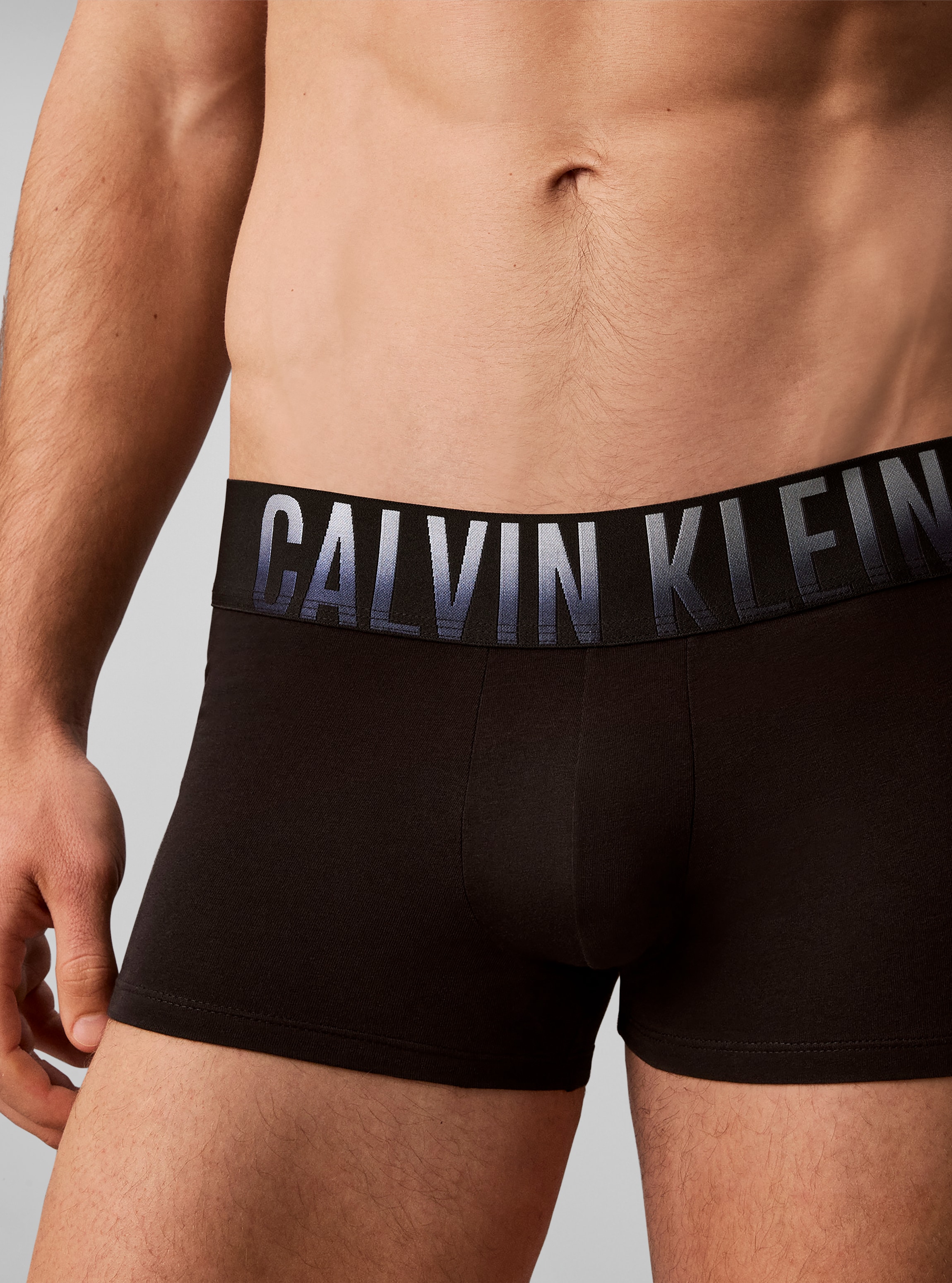 Calvin Klein Underwear Tronc Paquet, pack de 3,  avec ceinture stretch à logo