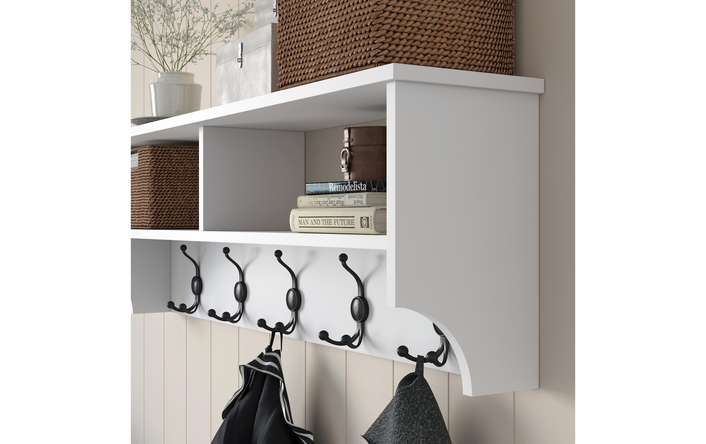 WOODY FASHION Garderobenleiste »P2 - 439 120 cm x 37.2 cm«