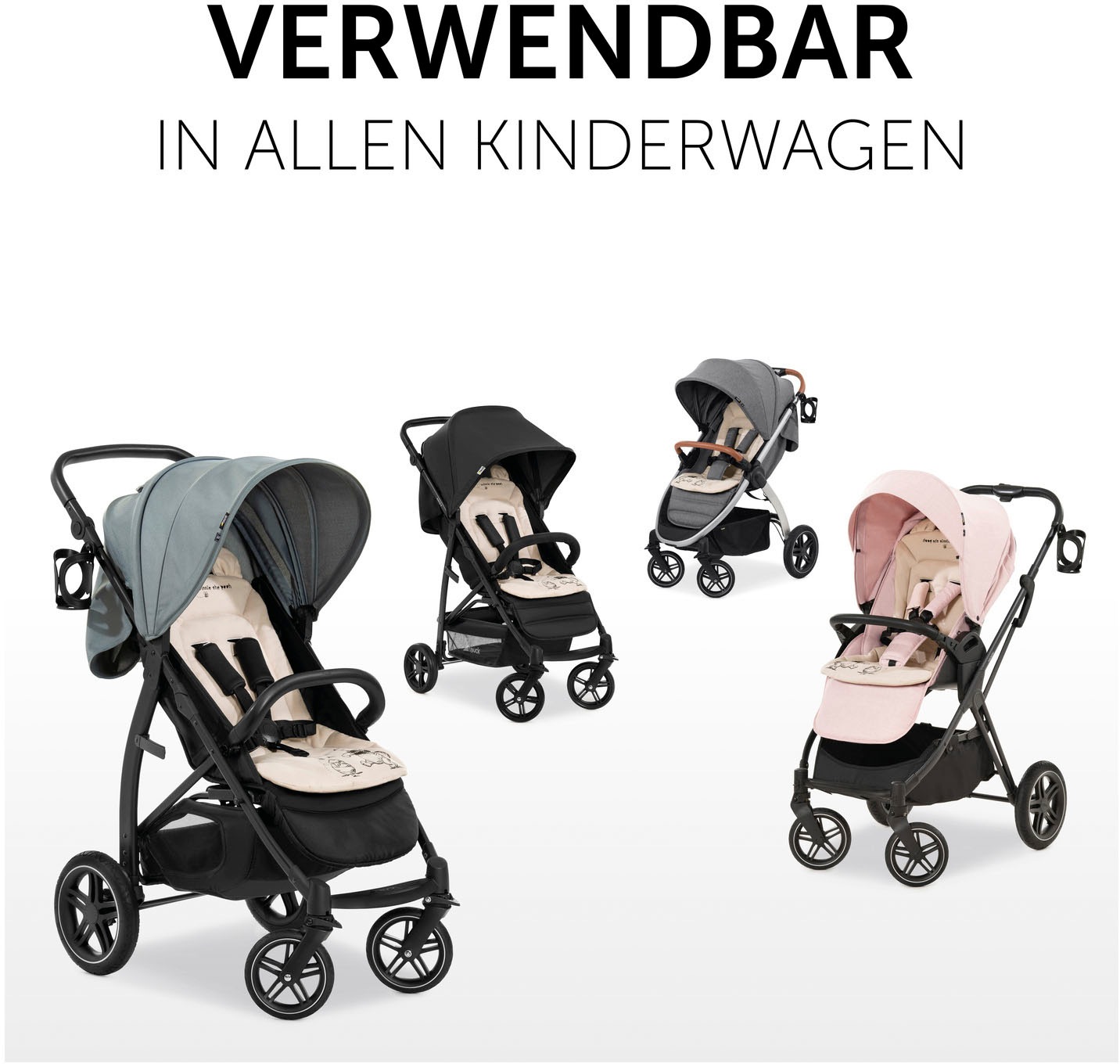 Hauck Kinderwagen-Sitzauflage »Seat Liner« kompatibel mit hauck Buggys, Kinderwagen und Fahrradanhängern