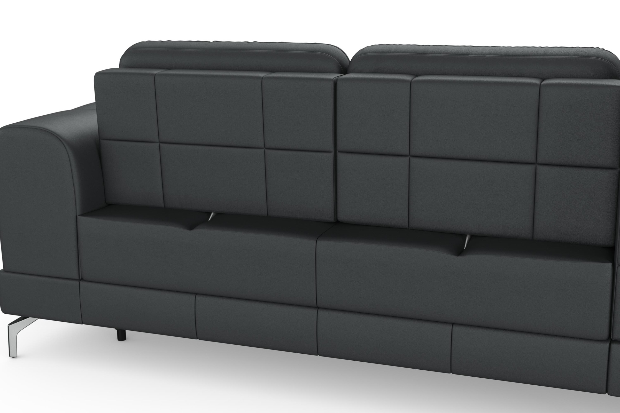 sit&more Ecksofa »Bendigo L-Form«, inklusive Sitztiefenverstellung, Bodenfreiheit 12 cm, in 2 Fussfarben