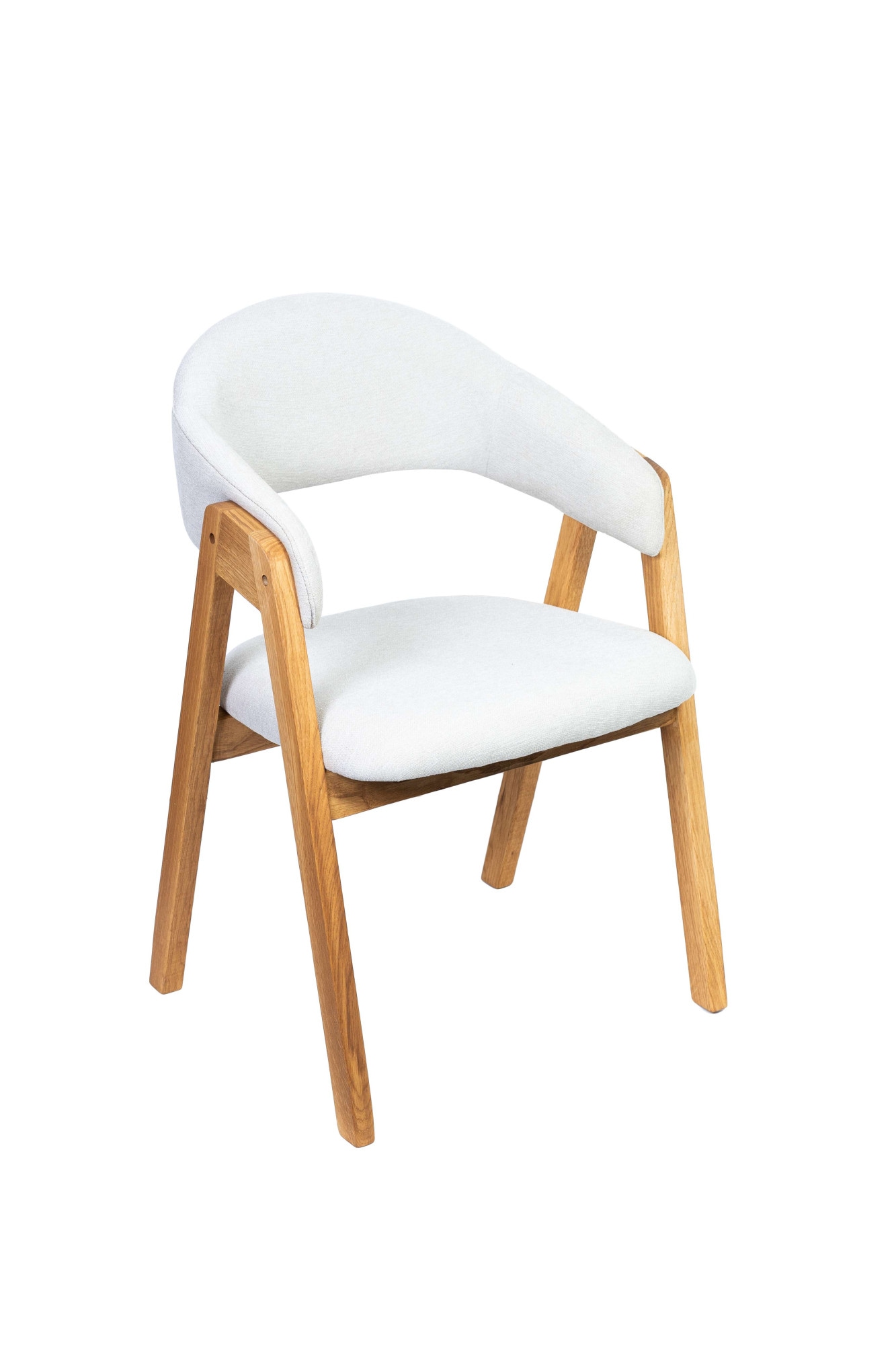 GOODproduct Chaise avec accoudoirs »Arco Polsterstuhl, Esszimmerstuhl, Küchenstuhl, 4-Fussstuhl« () 2 cuisconfortable et élégant. Rembourré. Pieds en bois massif