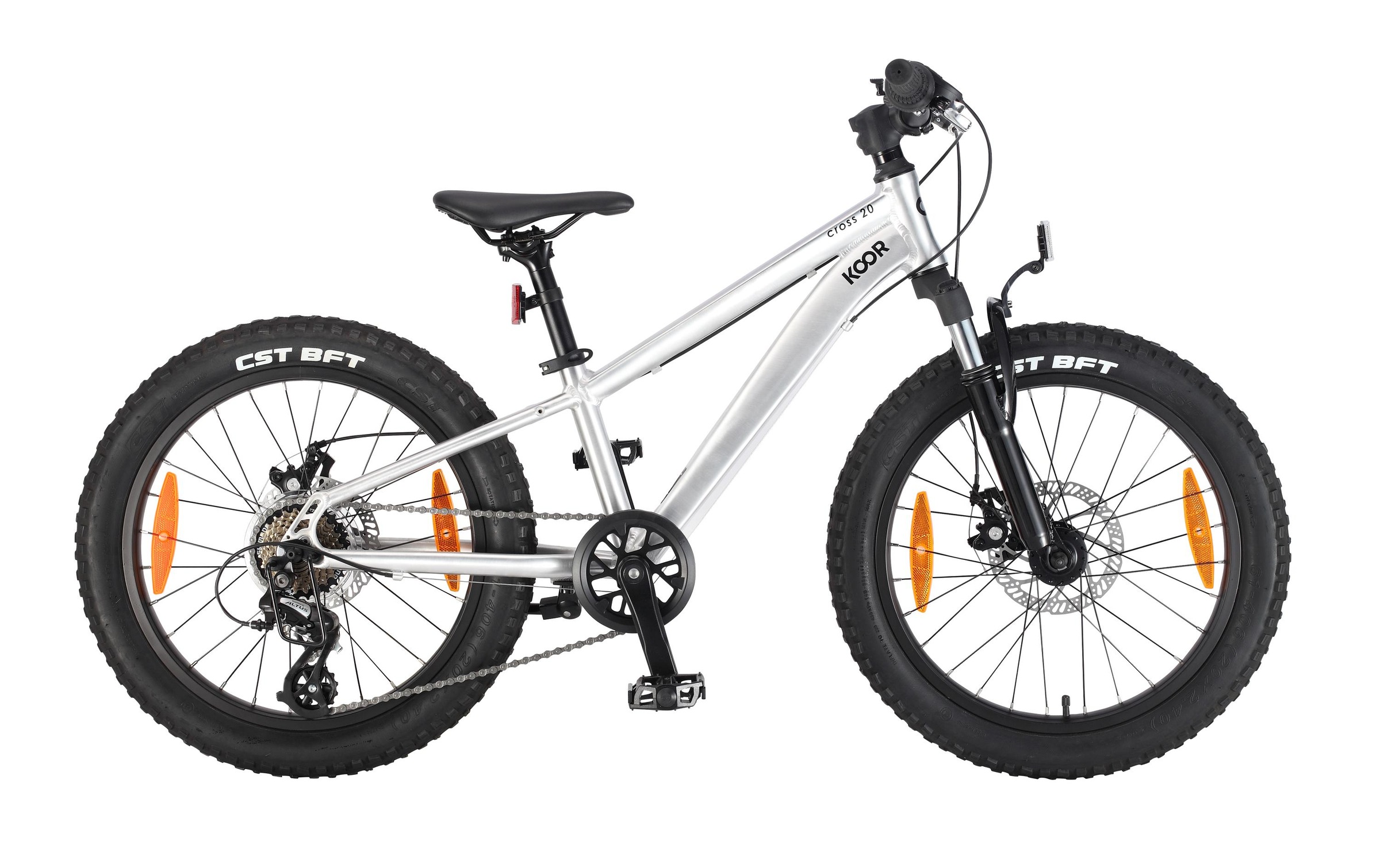 Image of KOOR Kinderfahrrad »Cross 20 Aluminium«, Der Artikel ist NICHT vollständig vormontiert. Die Endmontage durch eine fachkundige Person wird empfohlen. Vorderrad muss noch eingespannt und die Pedale montiert werden. bei Ackermann Versand Schweiz