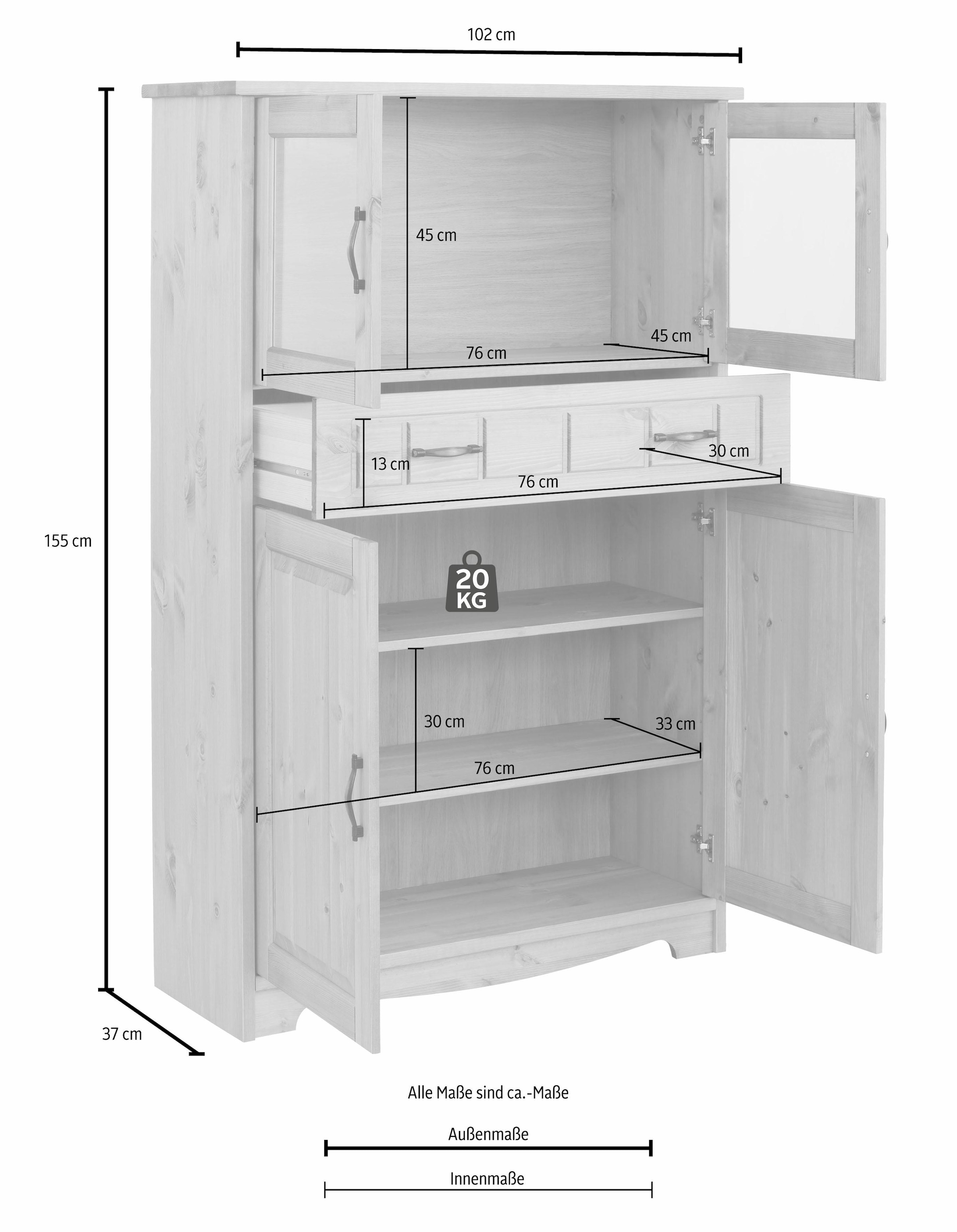 Home versandkostenfrei »Trinidad« auf Highboard affaire