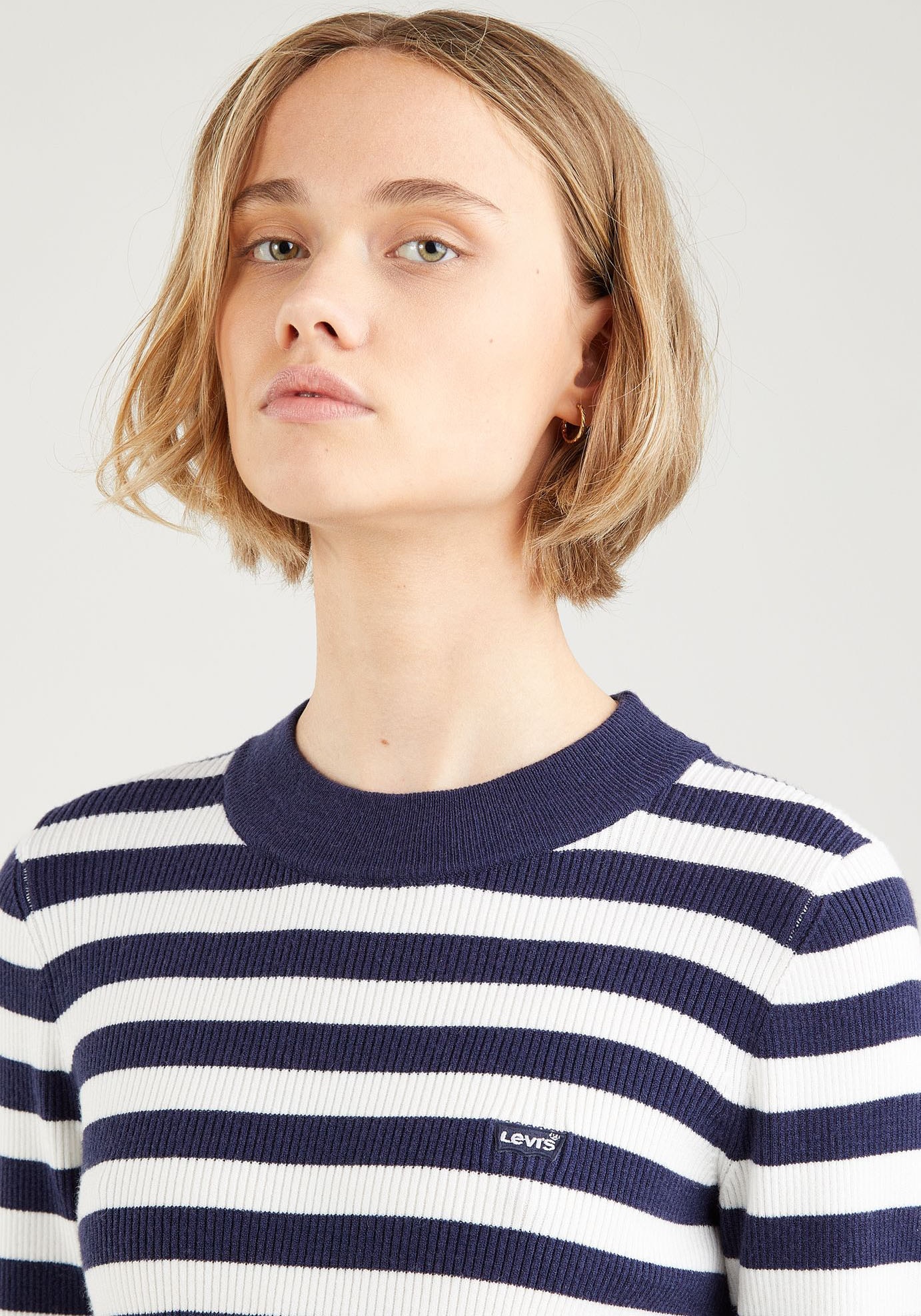 Levi's® Strickpullover »RIB SWEATER« mit Batwing Logo