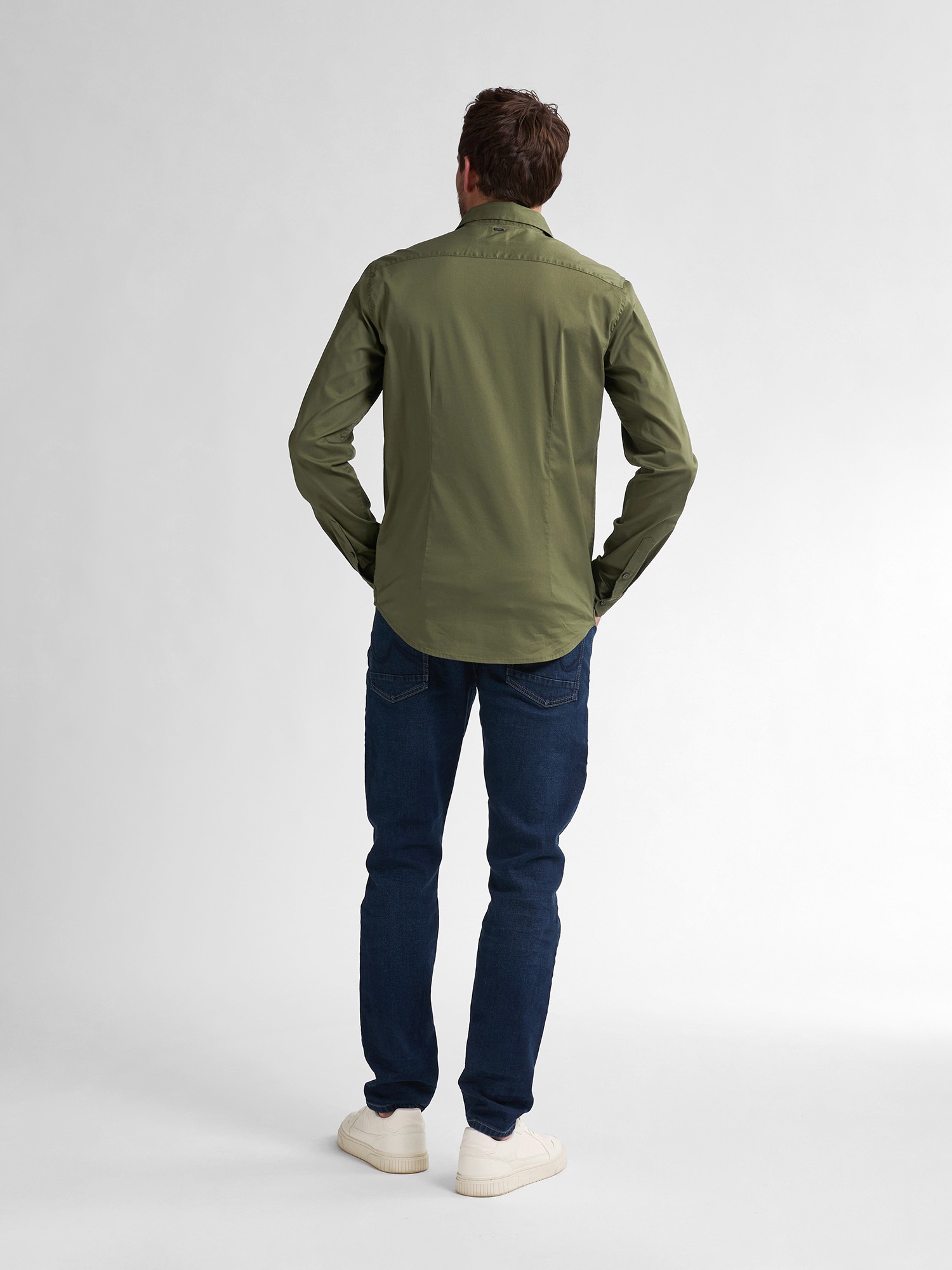 Petrol Industries T-shirt à manches longues mit Button-Down Kragen