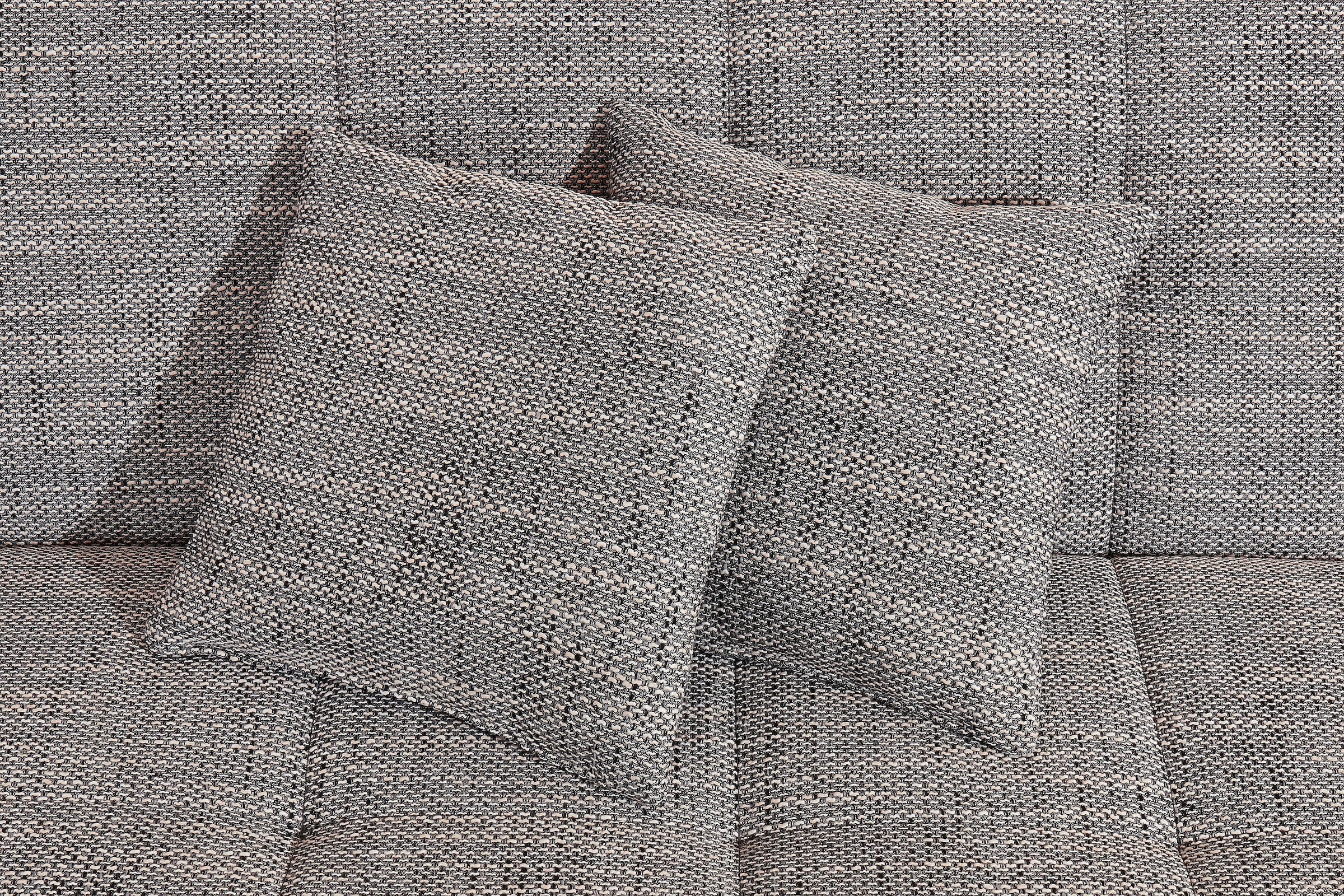 DOMO collection Ecksofa »Moric, L-Form, XXL-Sofa - Breite 300cm«, wahlweise mit Bettfunktion und Armteilverstellung. schwarz-weiss-grau