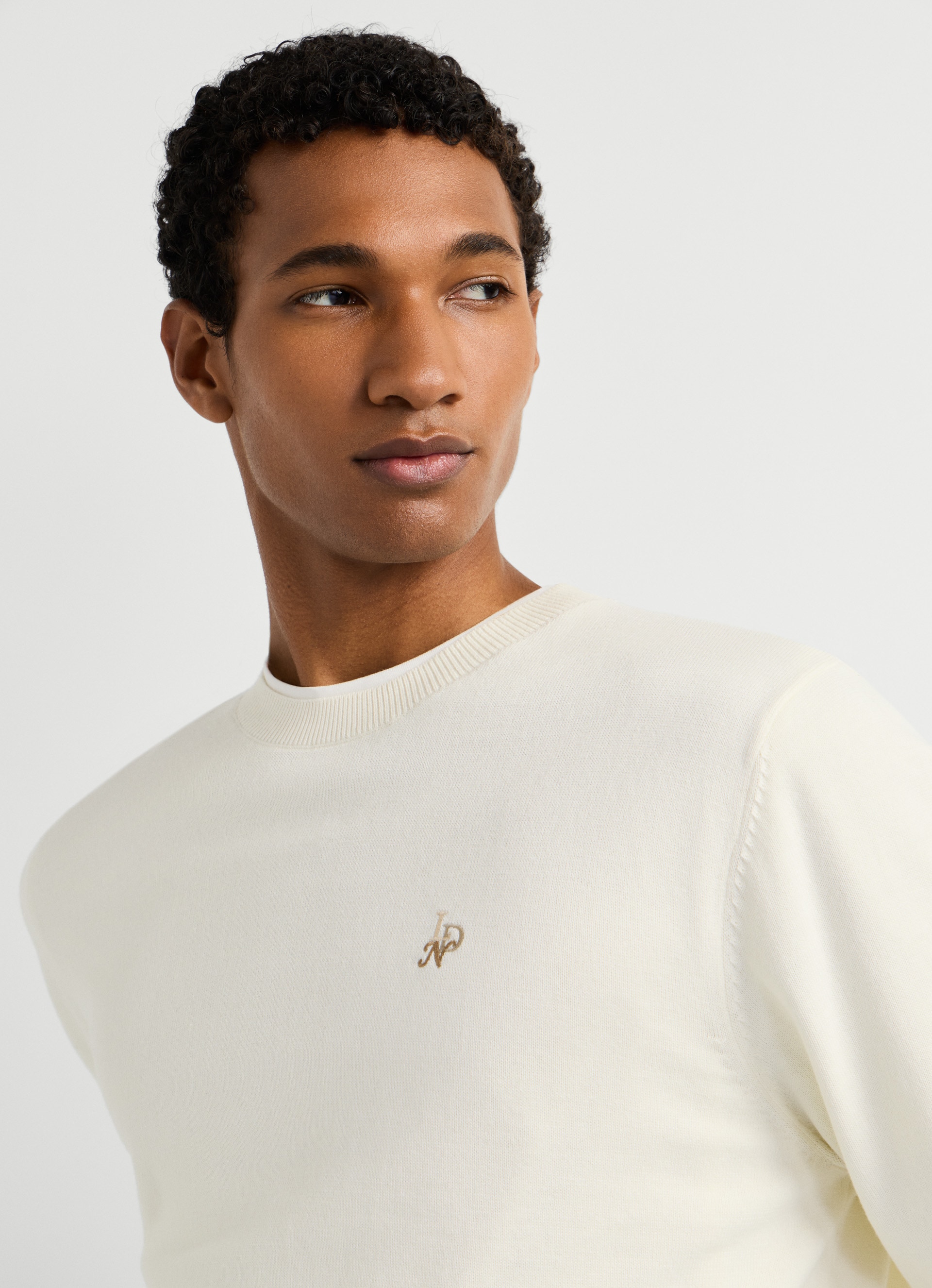 Pepe Jeans Pull à col rond »DANIELS« avec détails brodés, coton